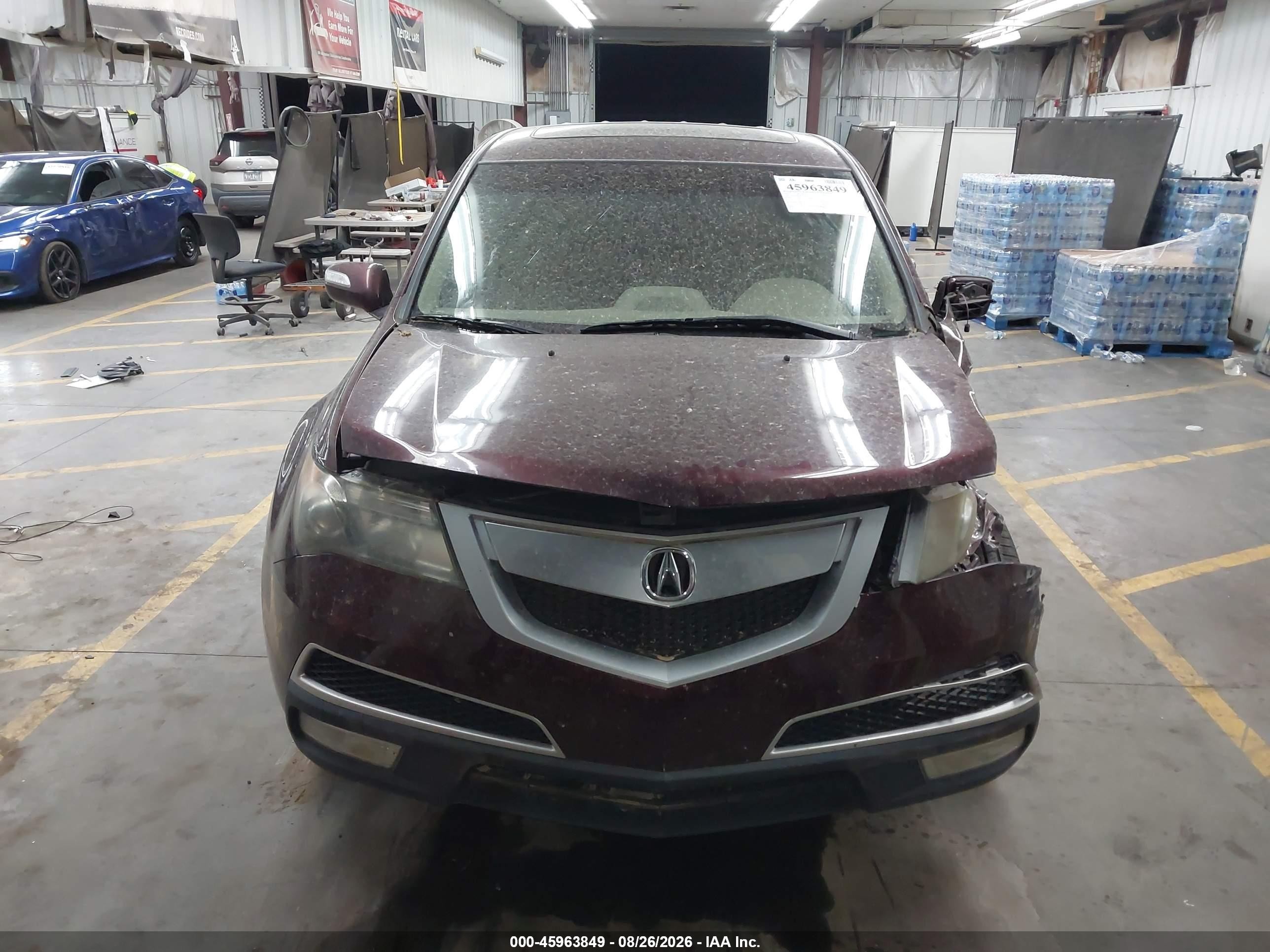 2011 Acura Mdx Technology Package Burgundy vin: 2HNYD2H67BH532253