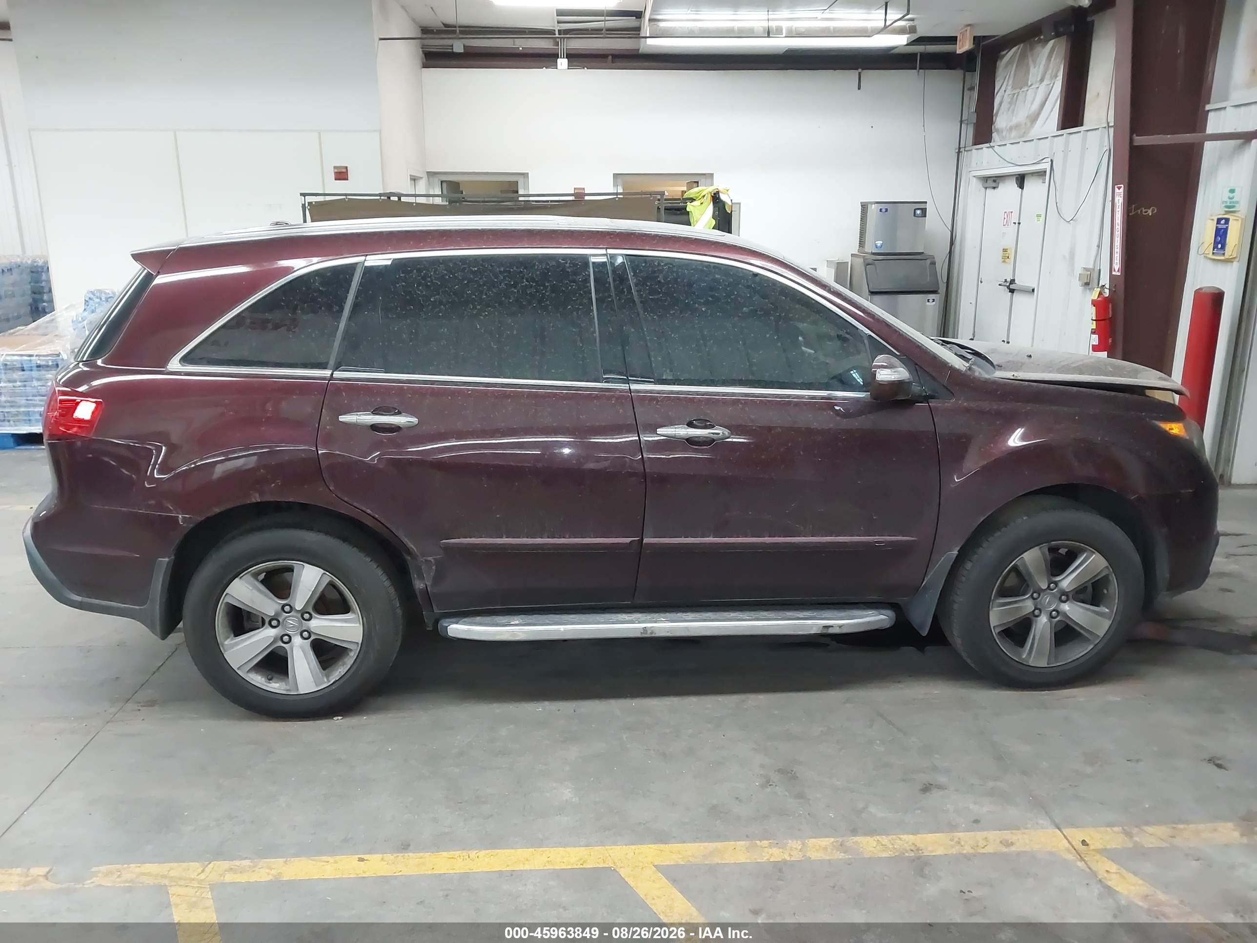 2011 Acura Mdx Technology Package Burgundy vin: 2HNYD2H67BH532253