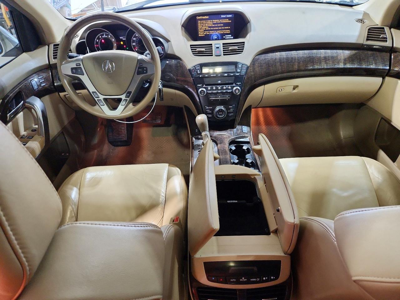 2011 Acura Mdx Technology White vin: 2HNYD2H67BH536707