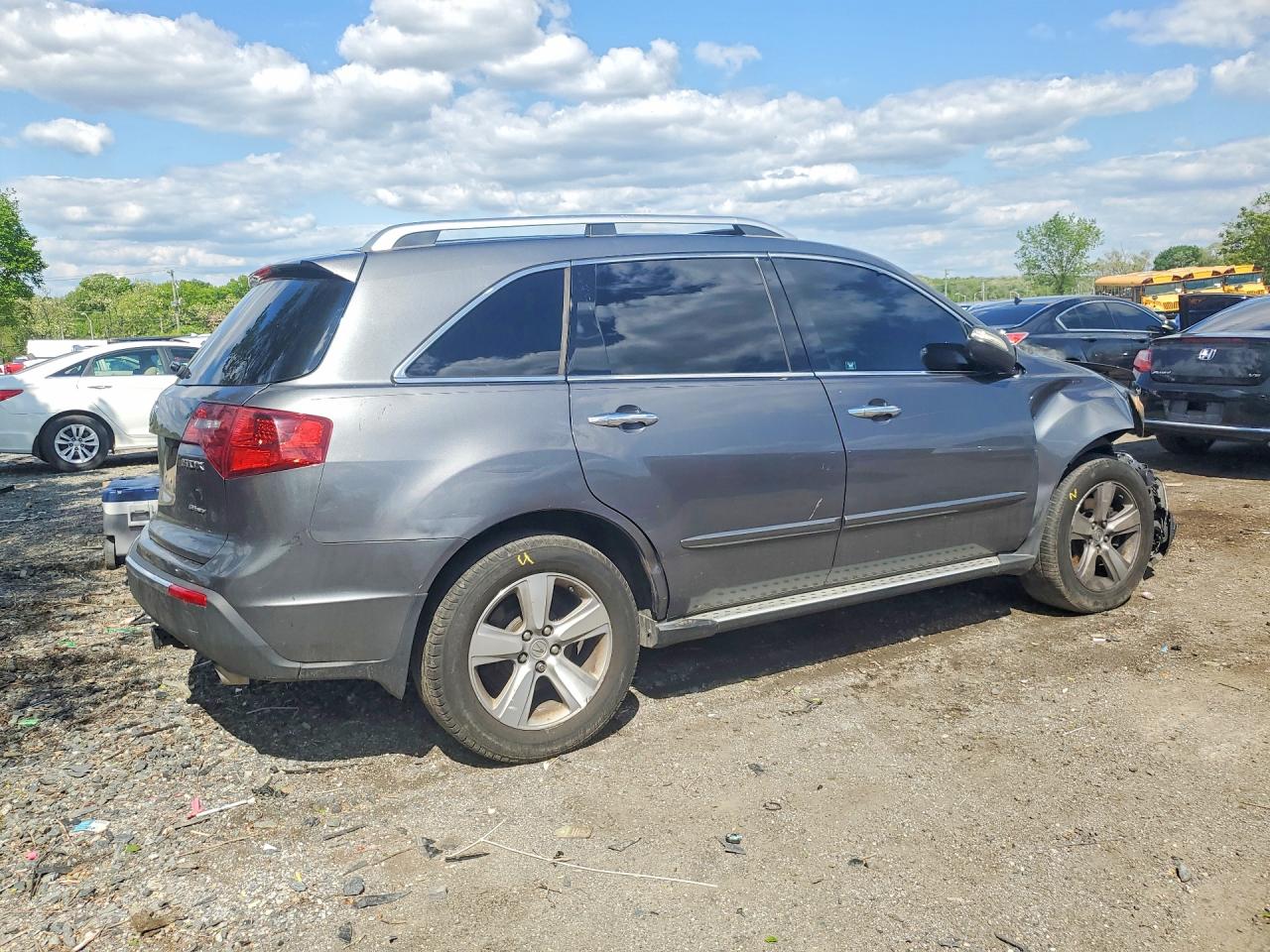 2011 Acura Mdx Technology Gray vin: 2HNYD2H67BH541745