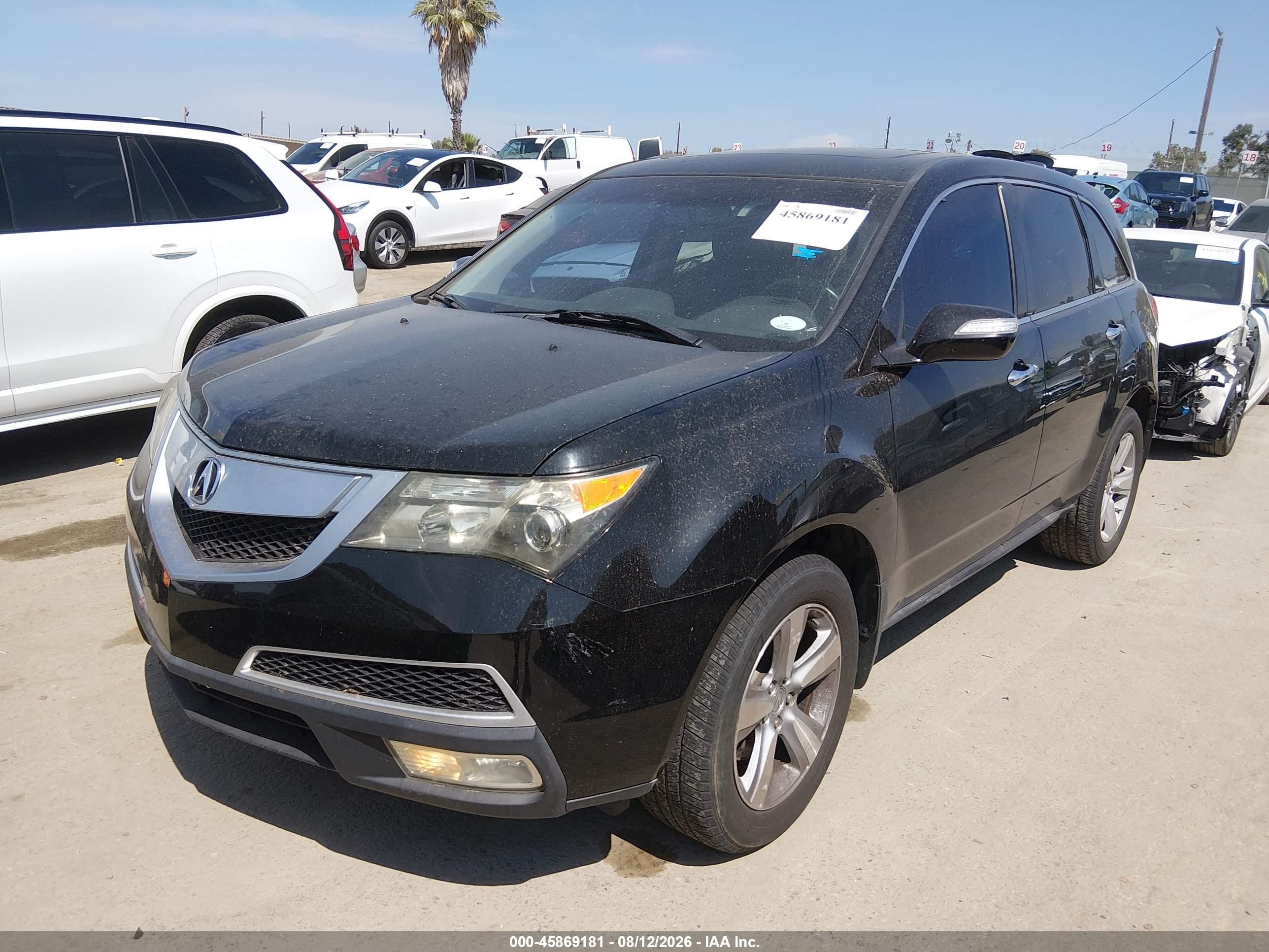 2011 Acura Mdx Technology Package Black vin: 2HNYD2H67BH544533