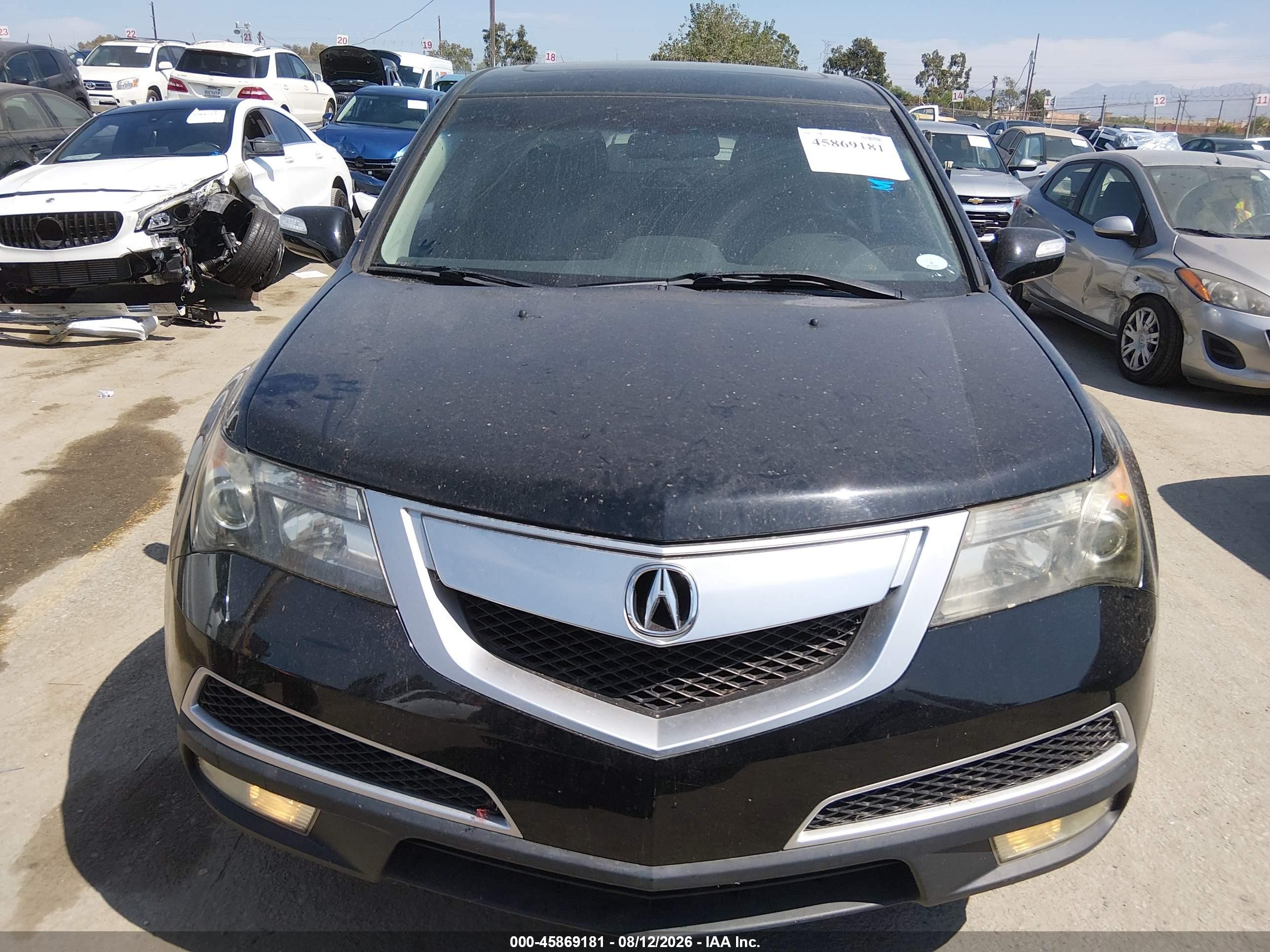 2011 Acura Mdx Technology Package Black vin: 2HNYD2H67BH544533