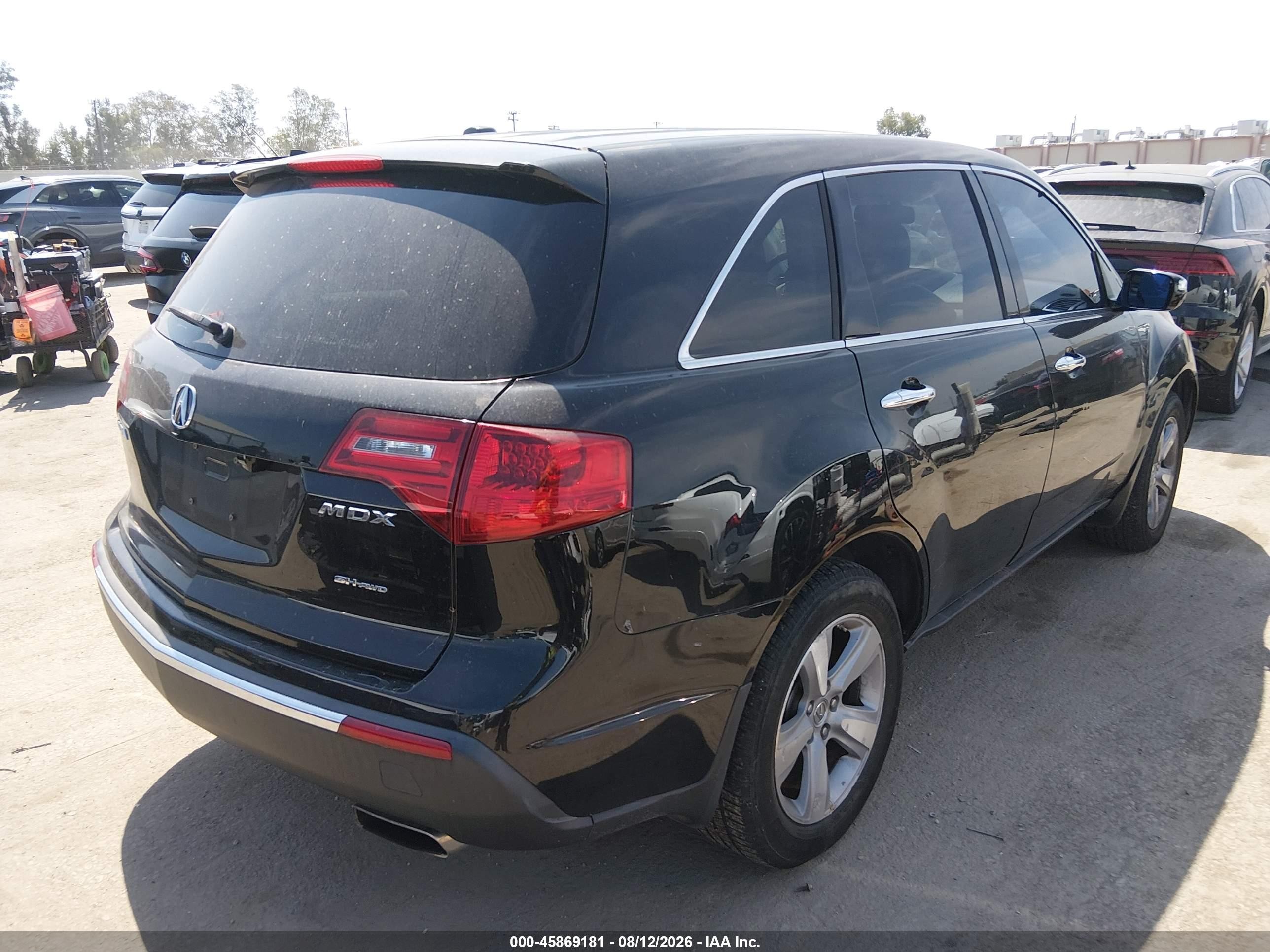 2011 Acura Mdx Technology Package Black vin: 2HNYD2H67BH544533