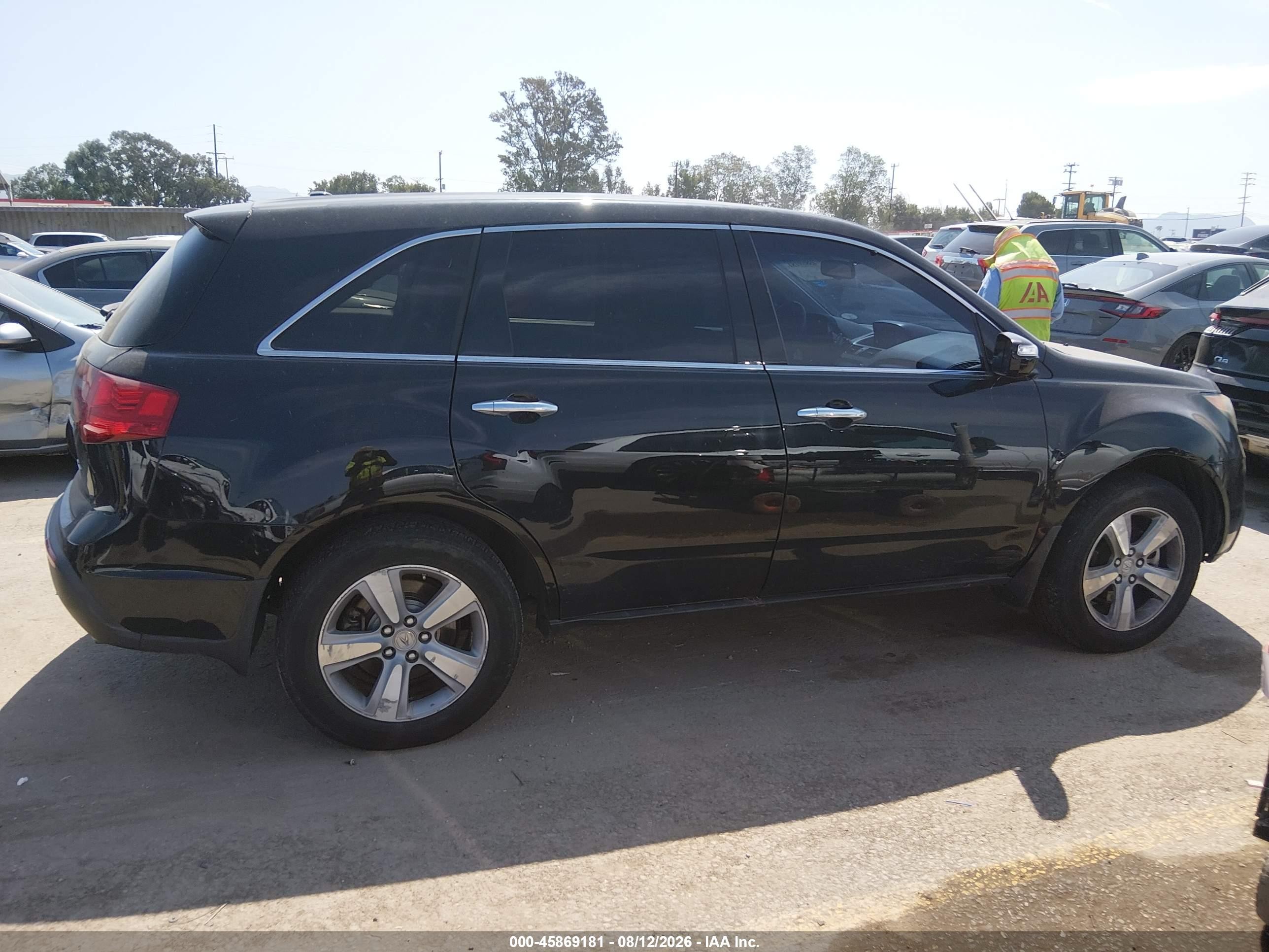 2011 Acura Mdx Technology Package Black vin: 2HNYD2H67BH544533