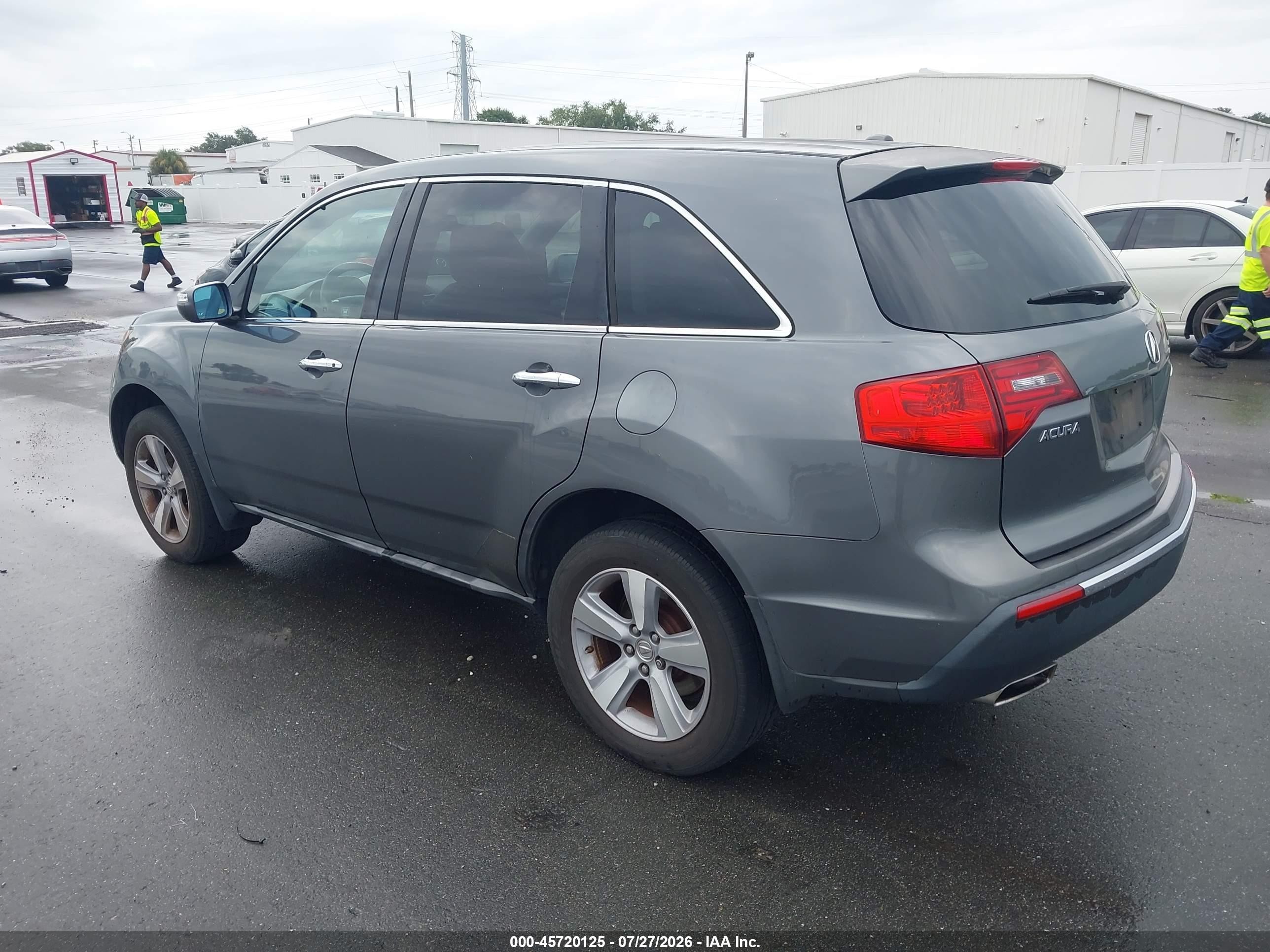 2011 Acura Mdx Technology Package Серый vin: 2HNYD2H67BH550137