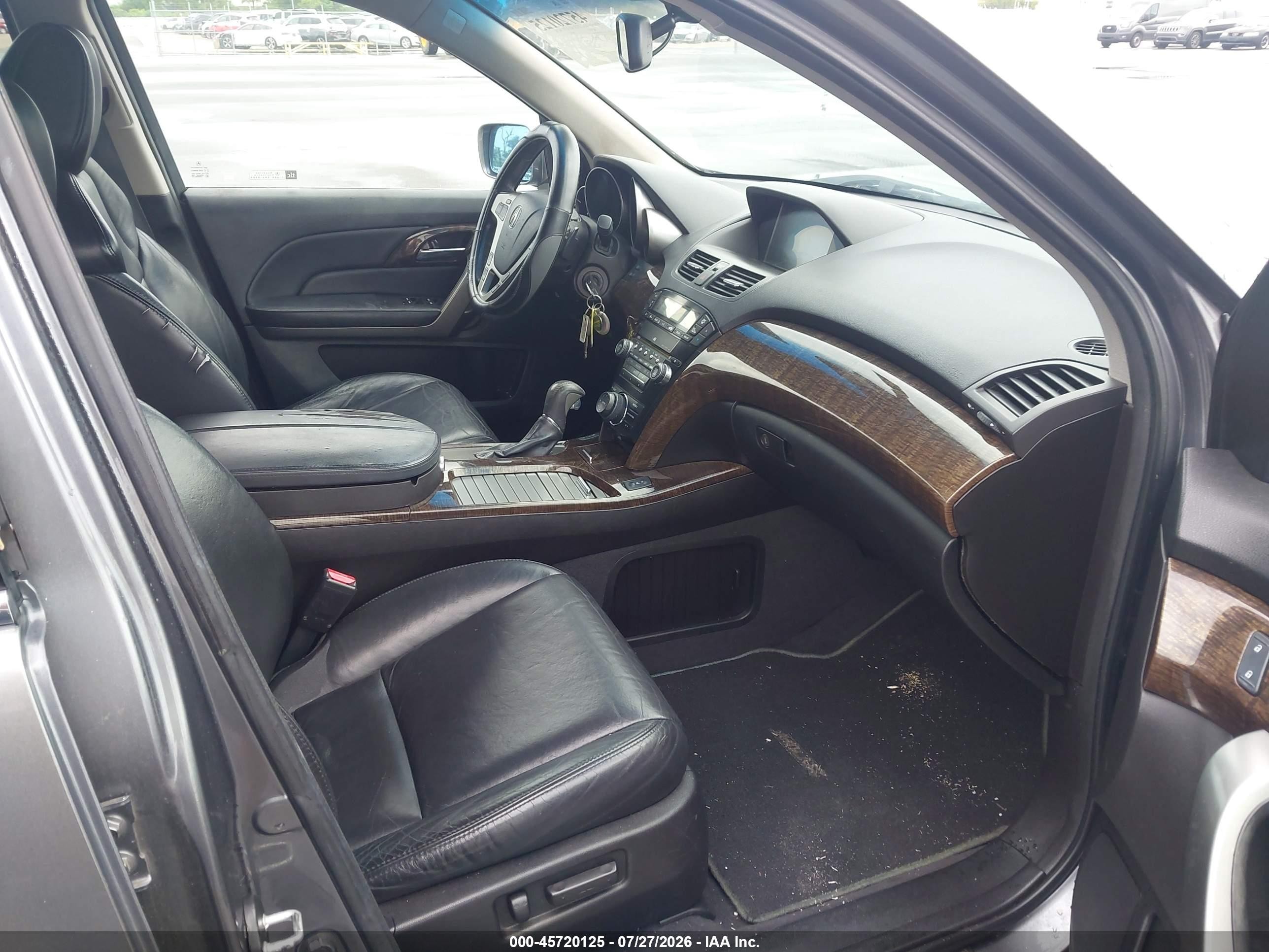 2011 Acura Mdx Technology Package Серый vin: 2HNYD2H67BH550137