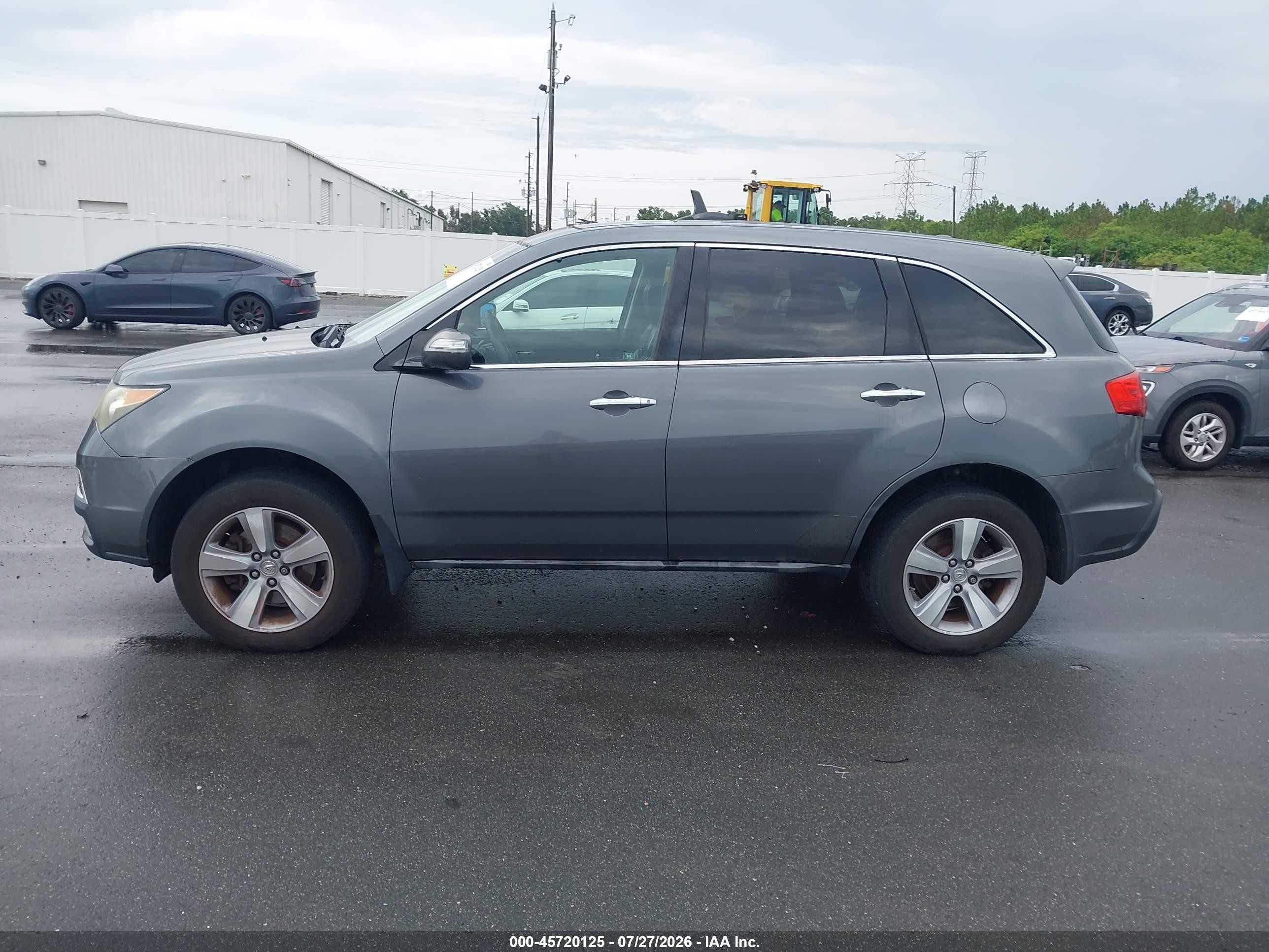 2011 Acura Mdx Technology Package Серый vin: 2HNYD2H67BH550137