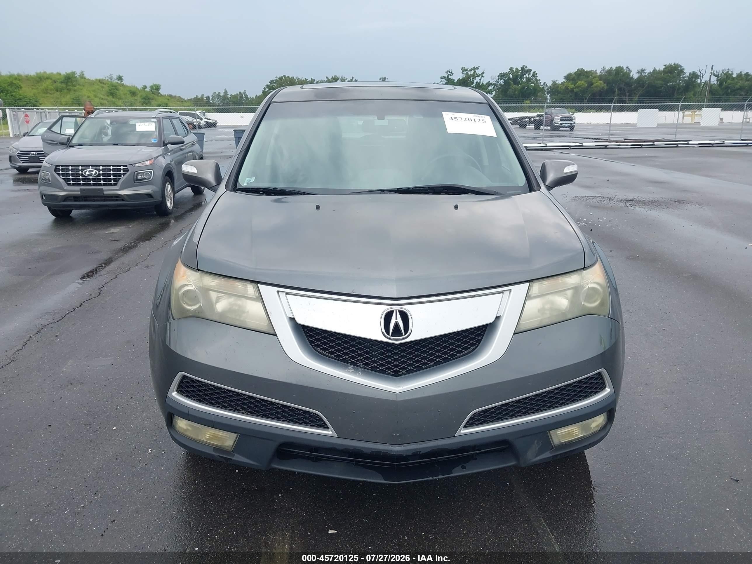 2011 Acura Mdx Technology Package Серый vin: 2HNYD2H67BH550137