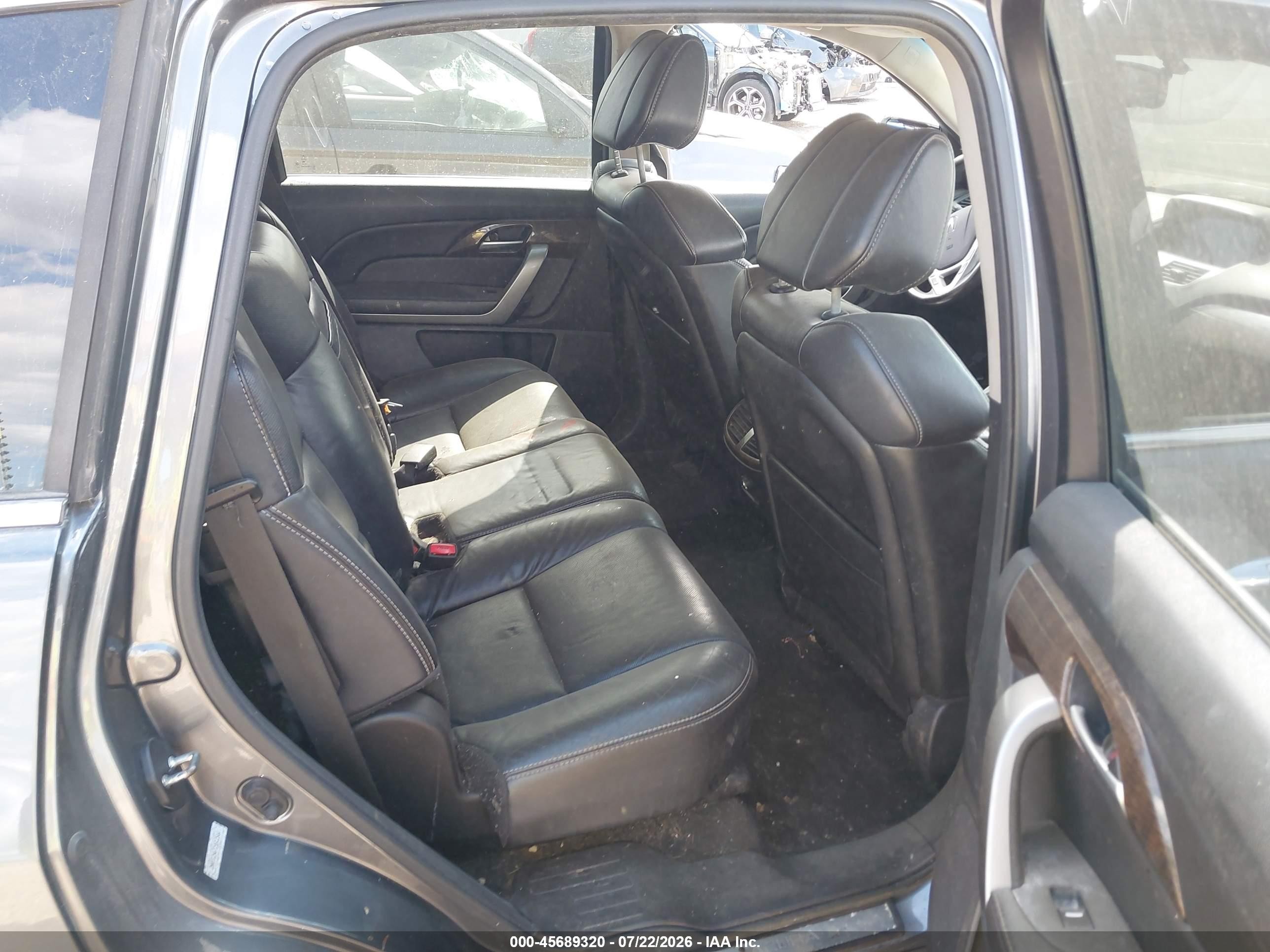 2012 Acura Mdx Advance Package Gray vin: 2HNYD2H67CH513560