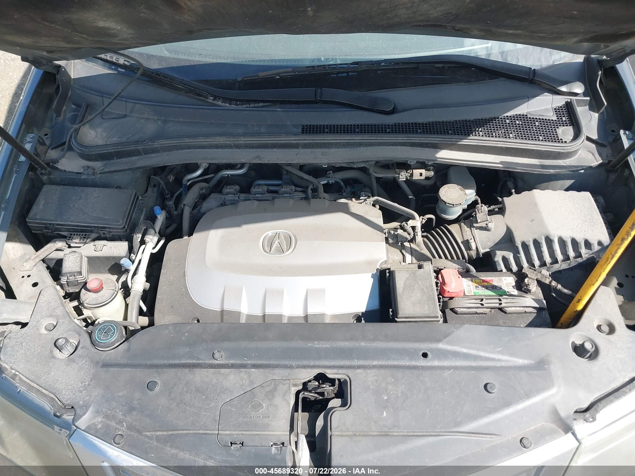 2012 Acura Mdx Advance Package Gray vin: 2HNYD2H67CH513560