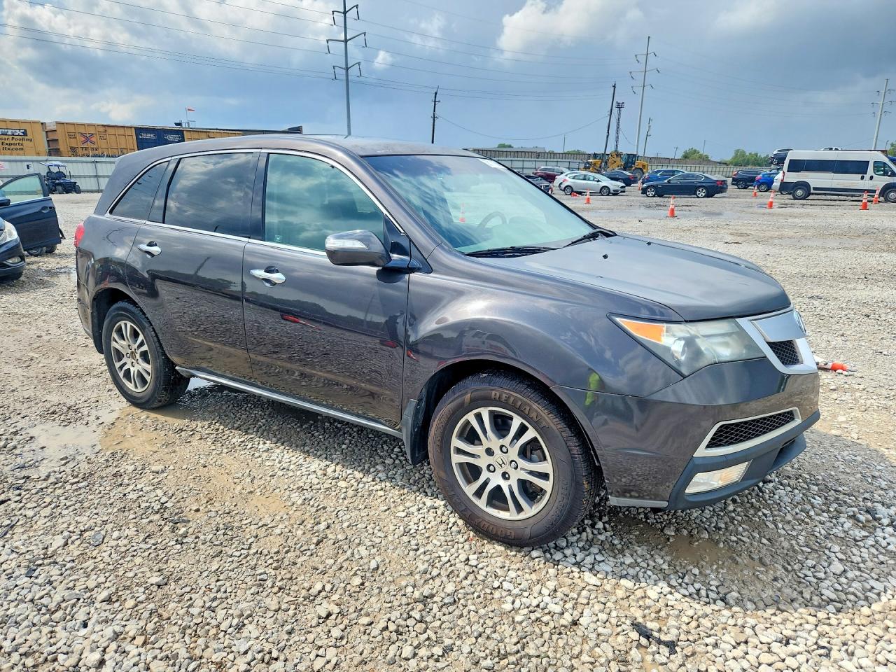 2010 Acura Mdx Technology Gray vin: 2HNYD2H68AH504766