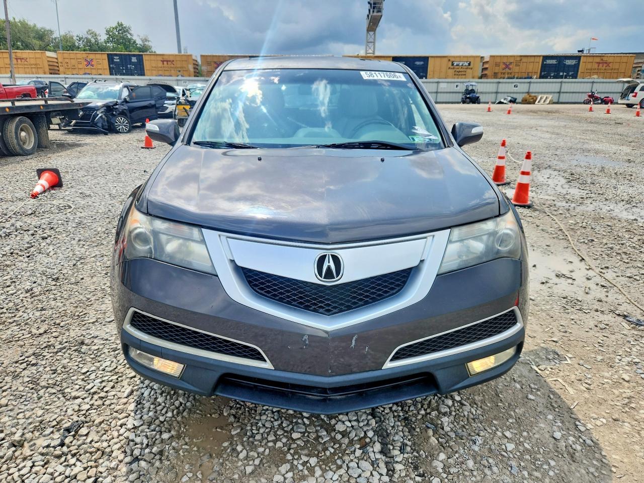 2010 Acura Mdx Technology Gray vin: 2HNYD2H68AH504766