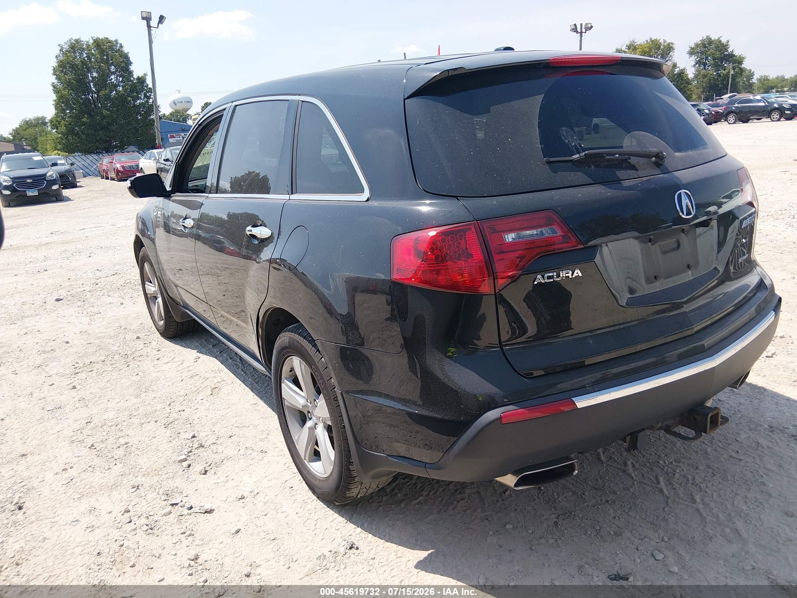 2010 Acura Mdx Technology Package Black vin: 2HNYD2H68AH524337