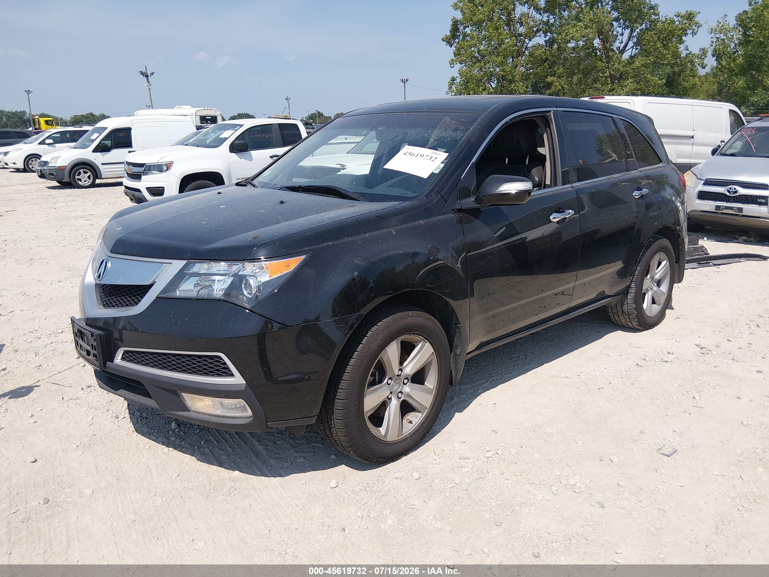 2010 Acura Mdx Technology Package Black vin: 2HNYD2H68AH524337