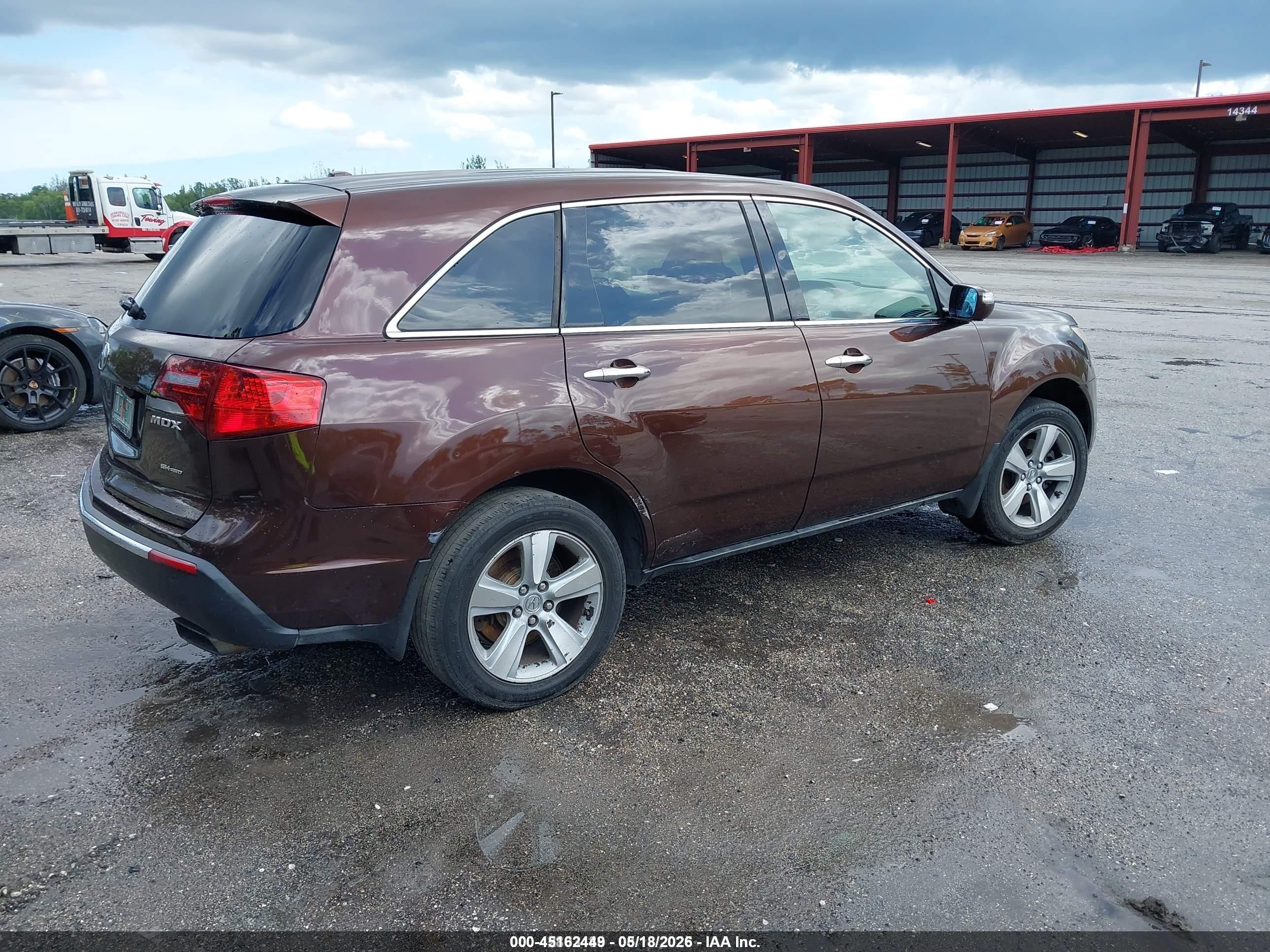 2010 Acura Mdx Technology Package Brown vin: 2HNYD2H68AH524810