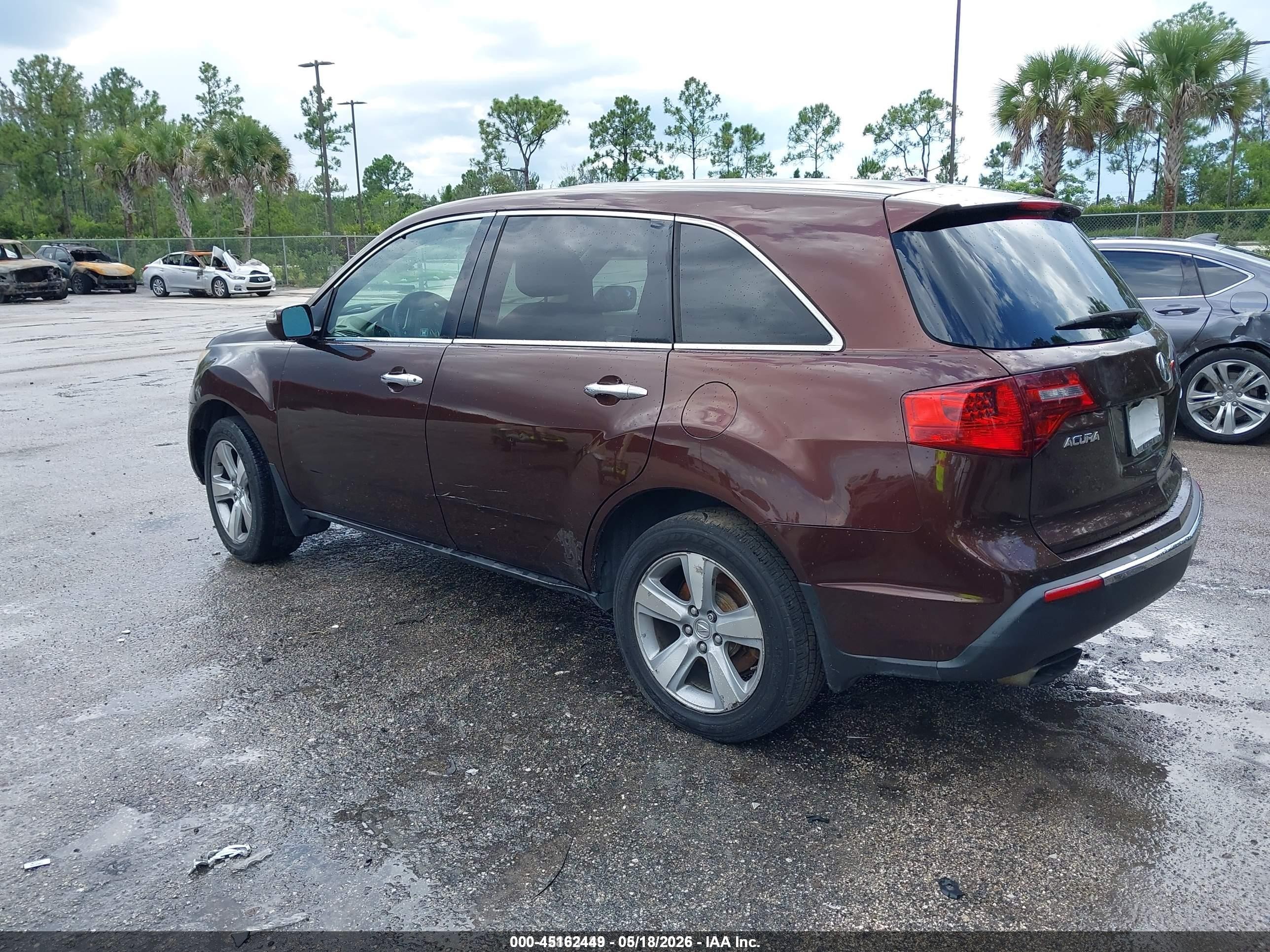 2010 Acura Mdx Technology Package Brown vin: 2HNYD2H68AH524810