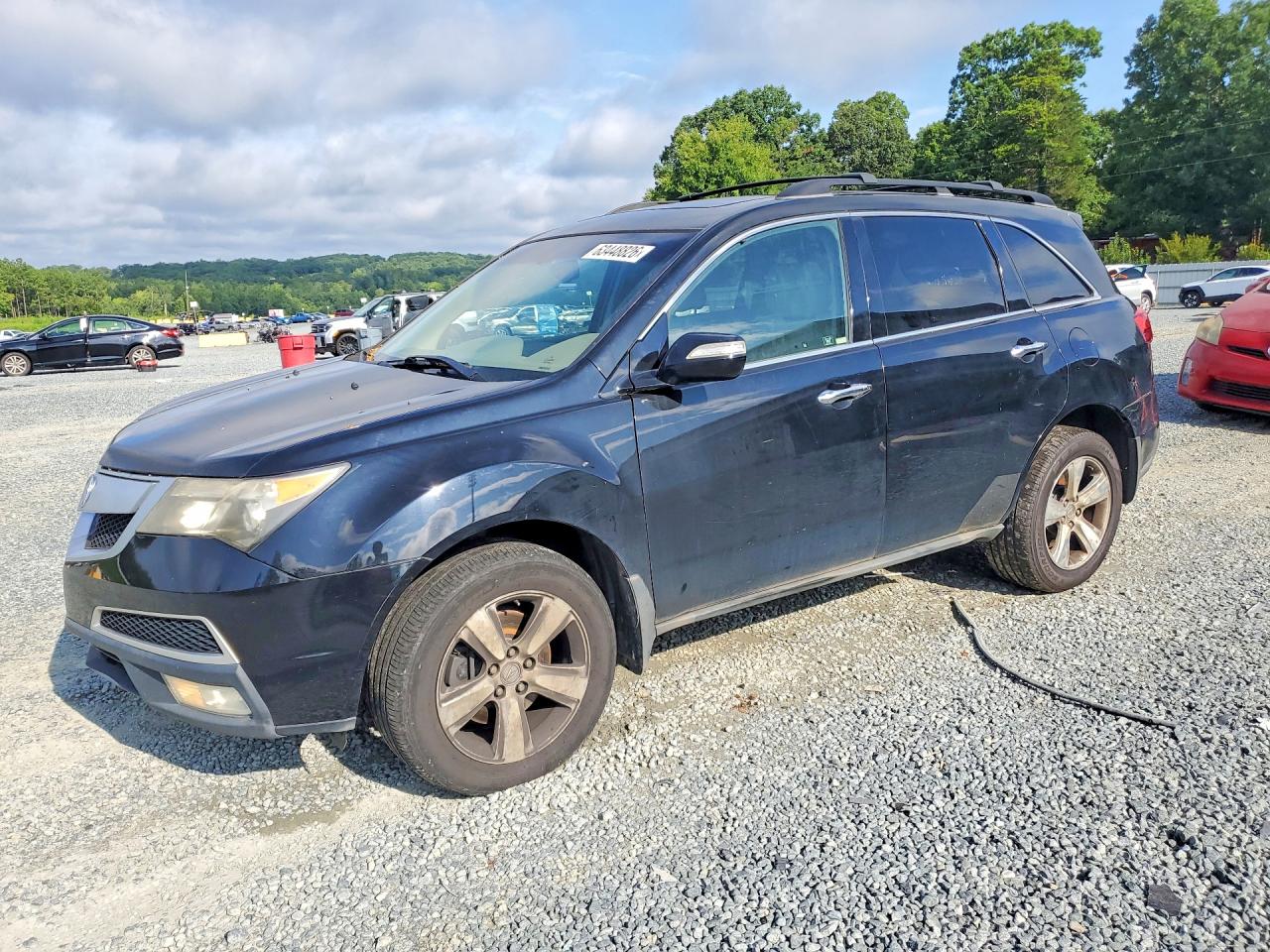 2011 Acura Mdx Technology Black vin: 2HNYD2H68BH503442