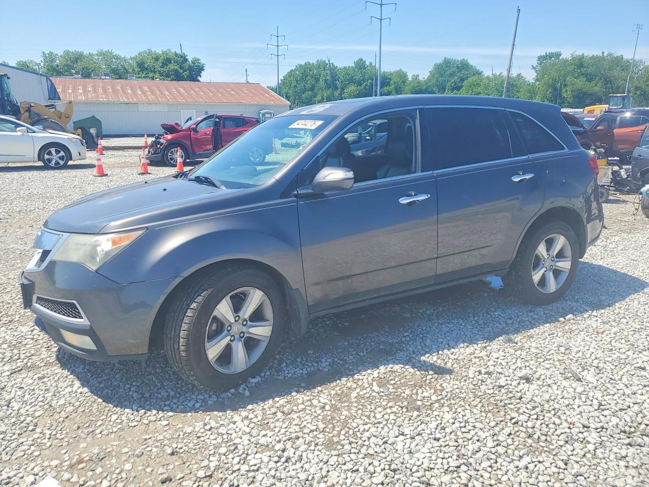 2011 Acura Mdx Technology Серый vin: 2HNYD2H68BH511637