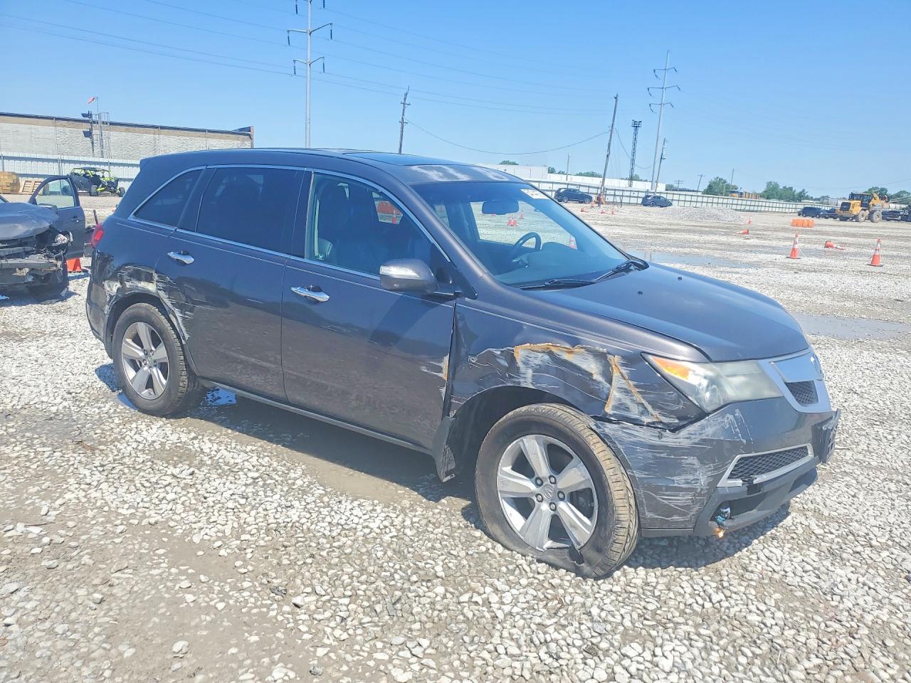 2011 Acura Mdx Technology Серый vin: 2HNYD2H68BH511637