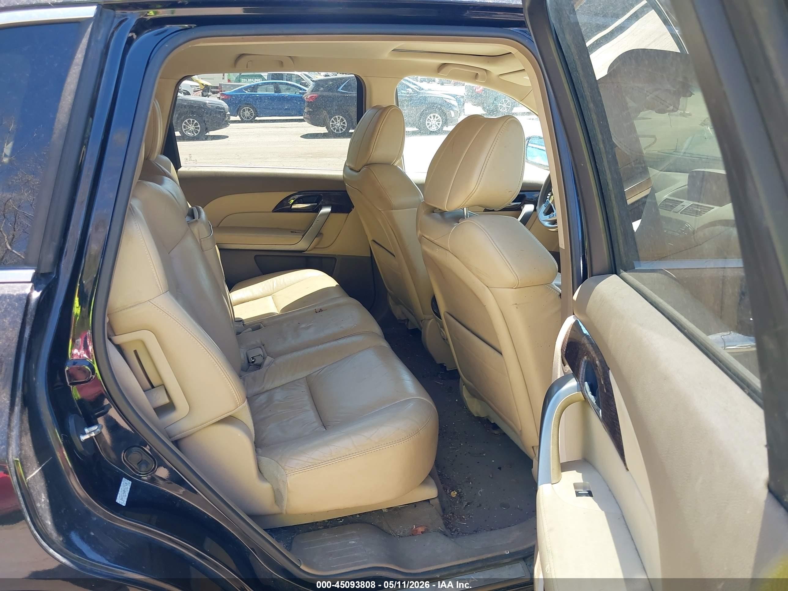 2011 Acura Mdx Technology Package Black vin: 2HNYD2H68BH537428
