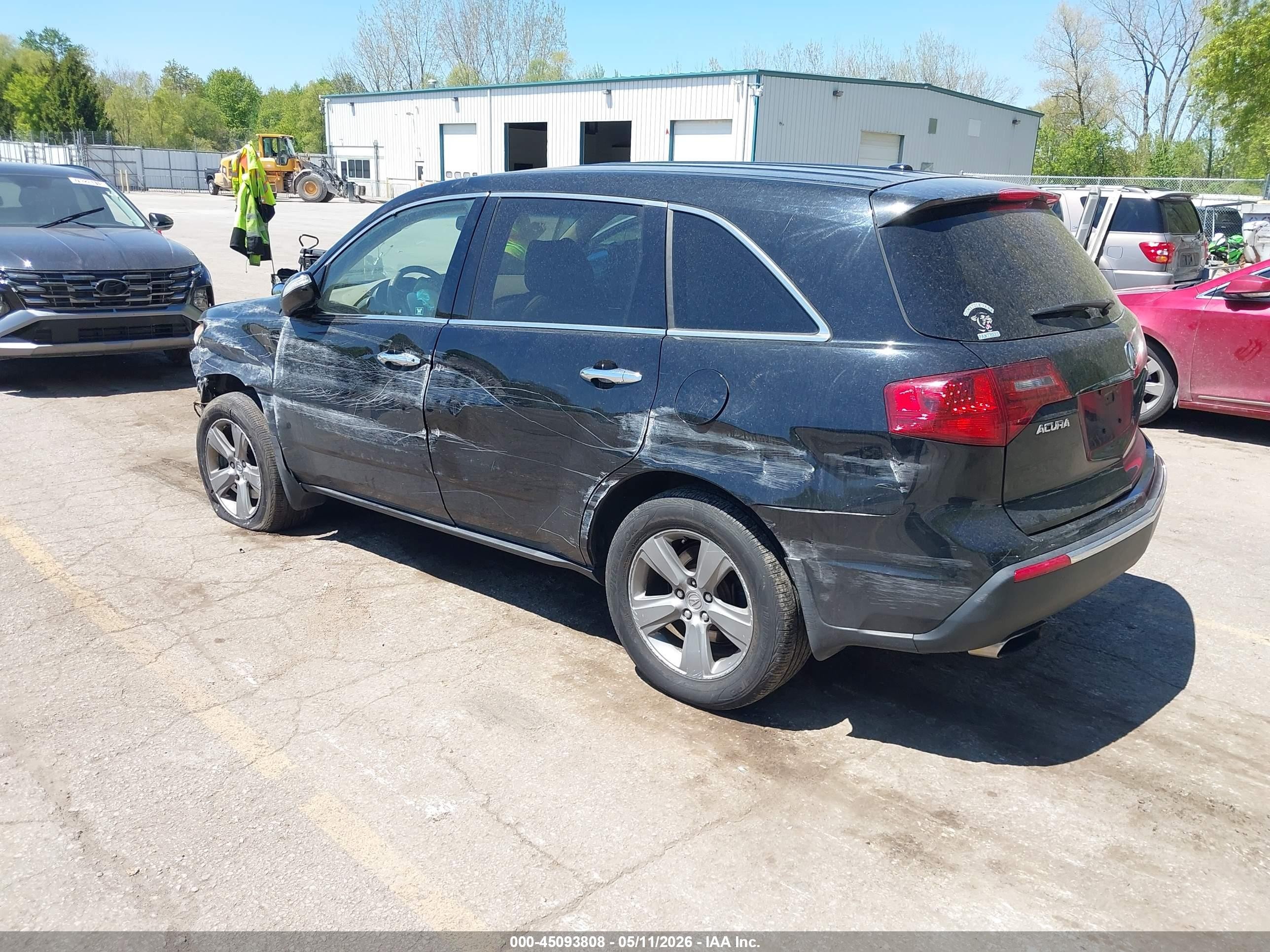 2011 Acura Mdx Technology Package Black vin: 2HNYD2H68BH537428