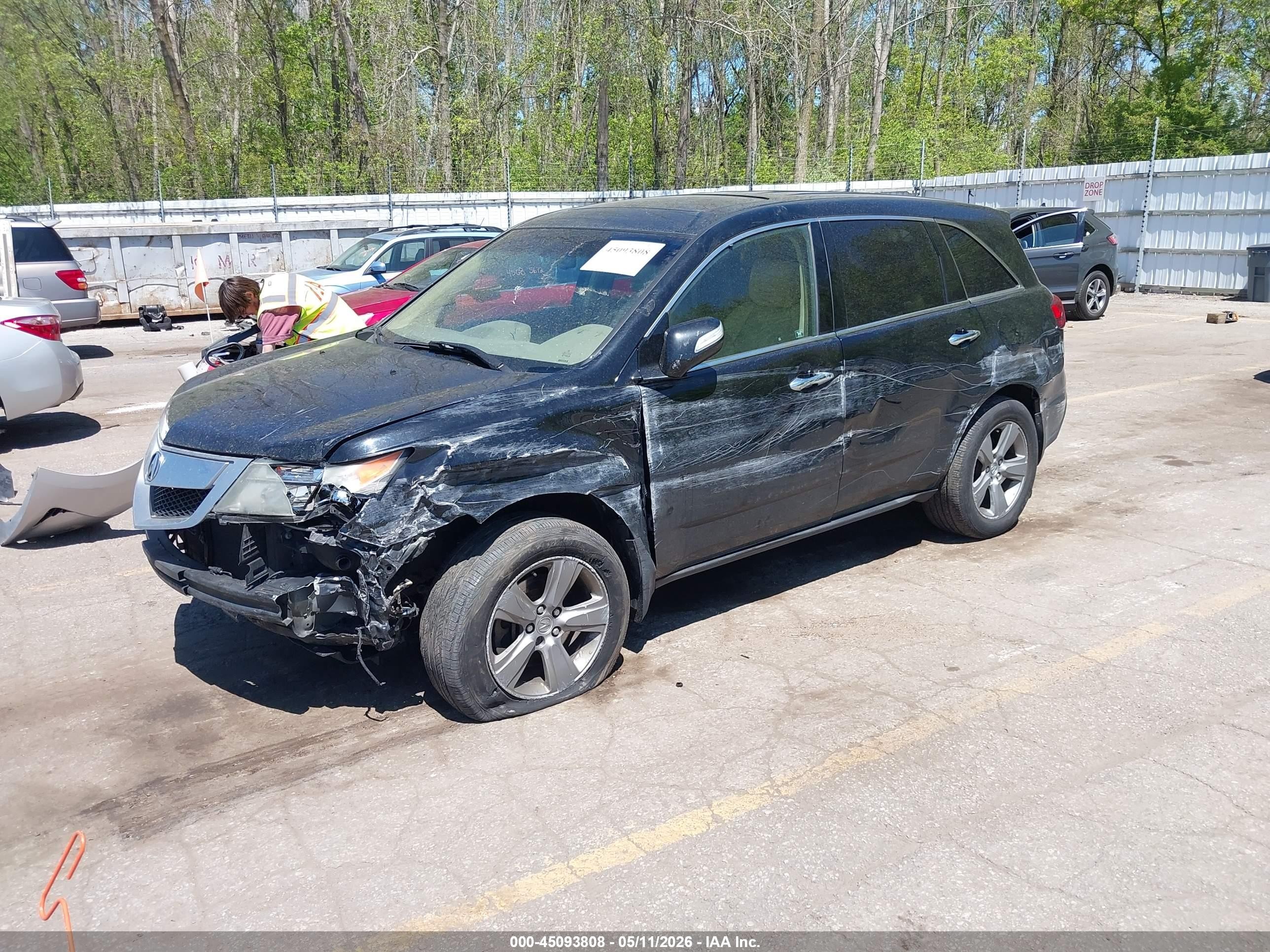 2011 Acura Mdx Technology Package Black vin: 2HNYD2H68BH537428