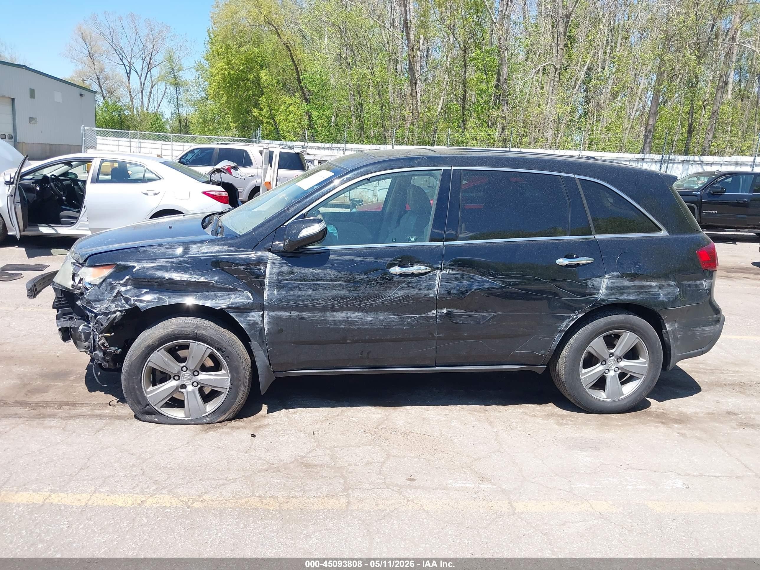 2011 Acura Mdx Technology Package Black vin: 2HNYD2H68BH537428