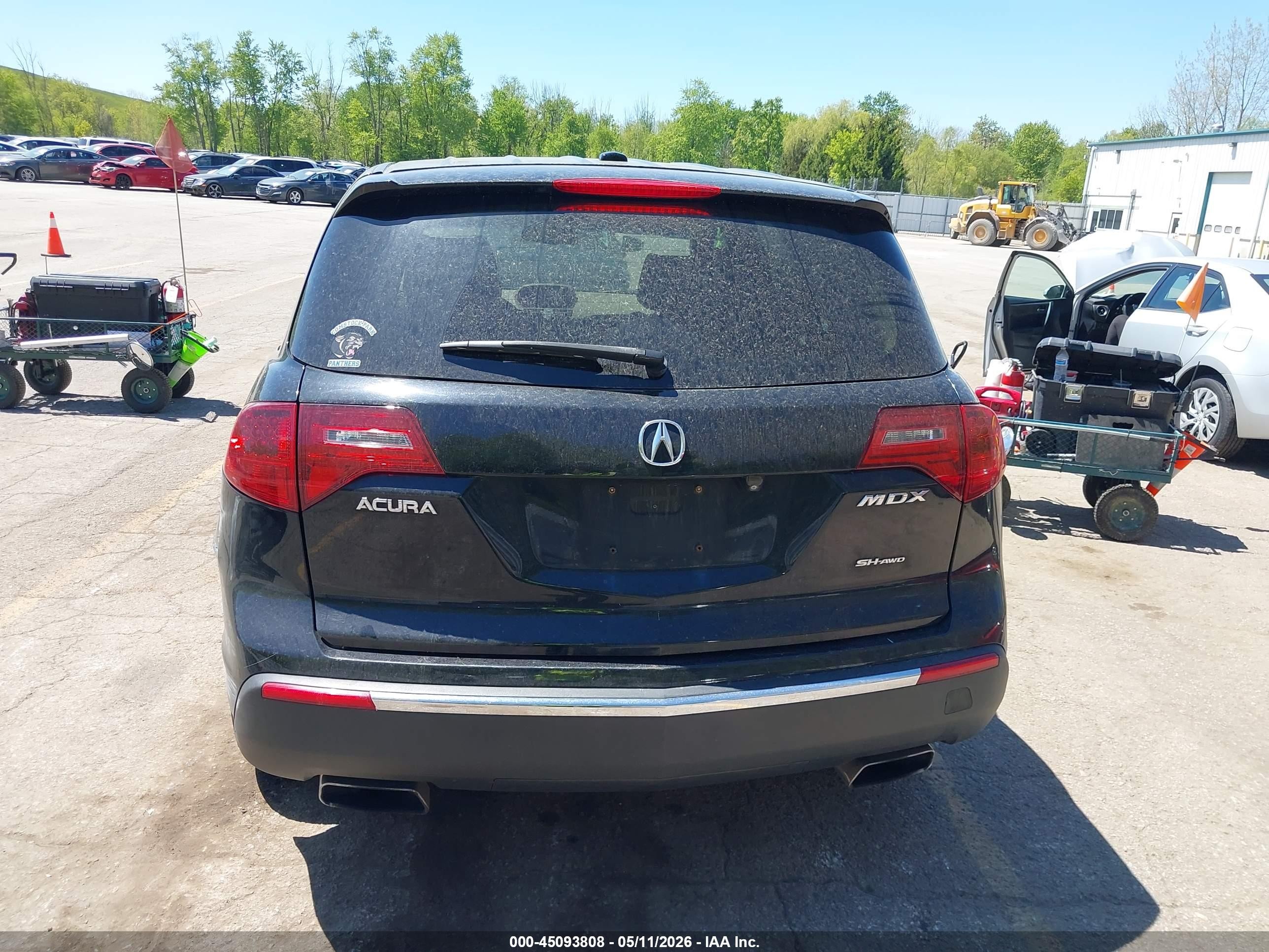 2011 Acura Mdx Technology Package Black vin: 2HNYD2H68BH537428