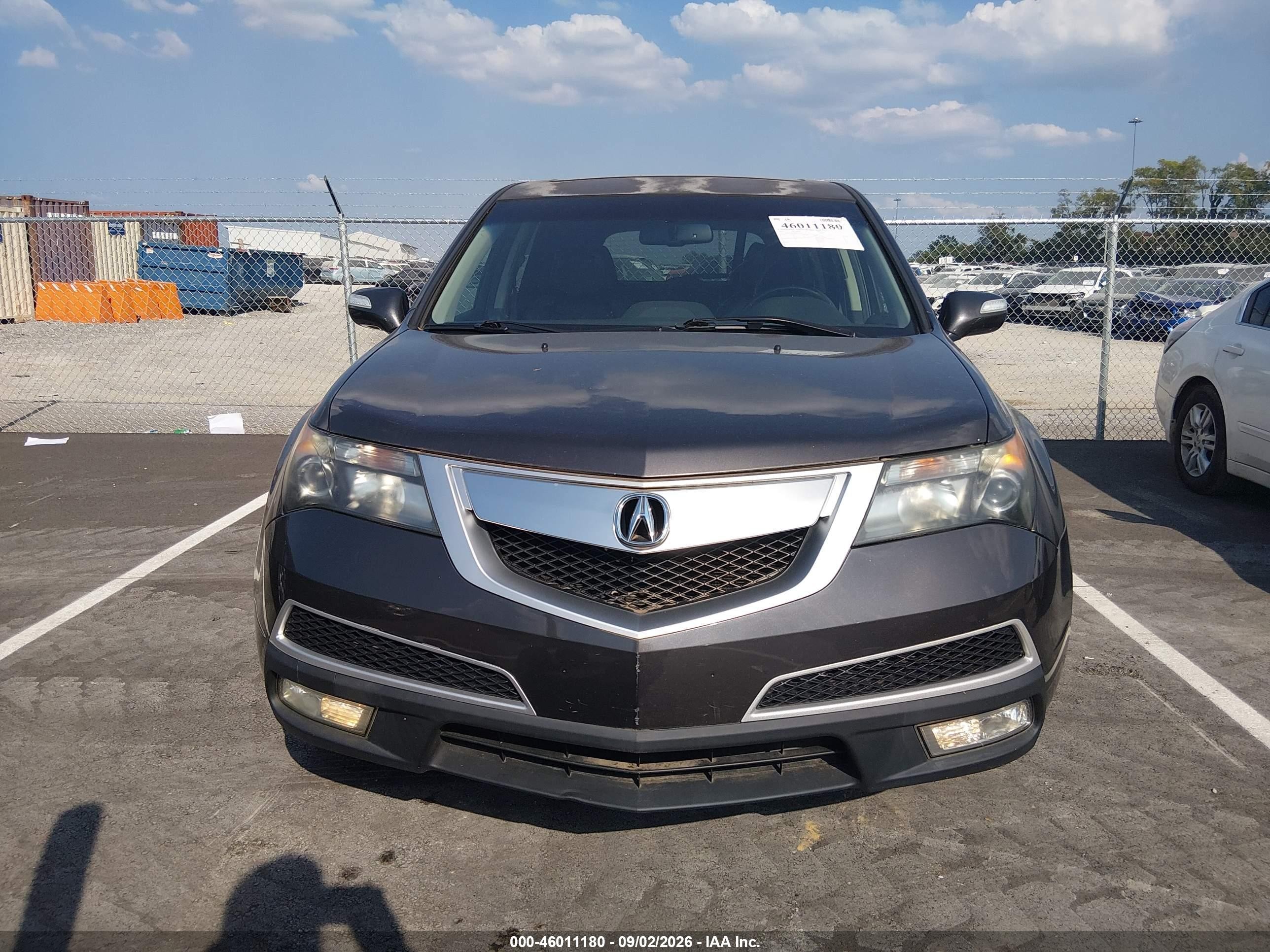 2011 Acura Mdx Technology Package Gray vin: 2HNYD2H68BH550714