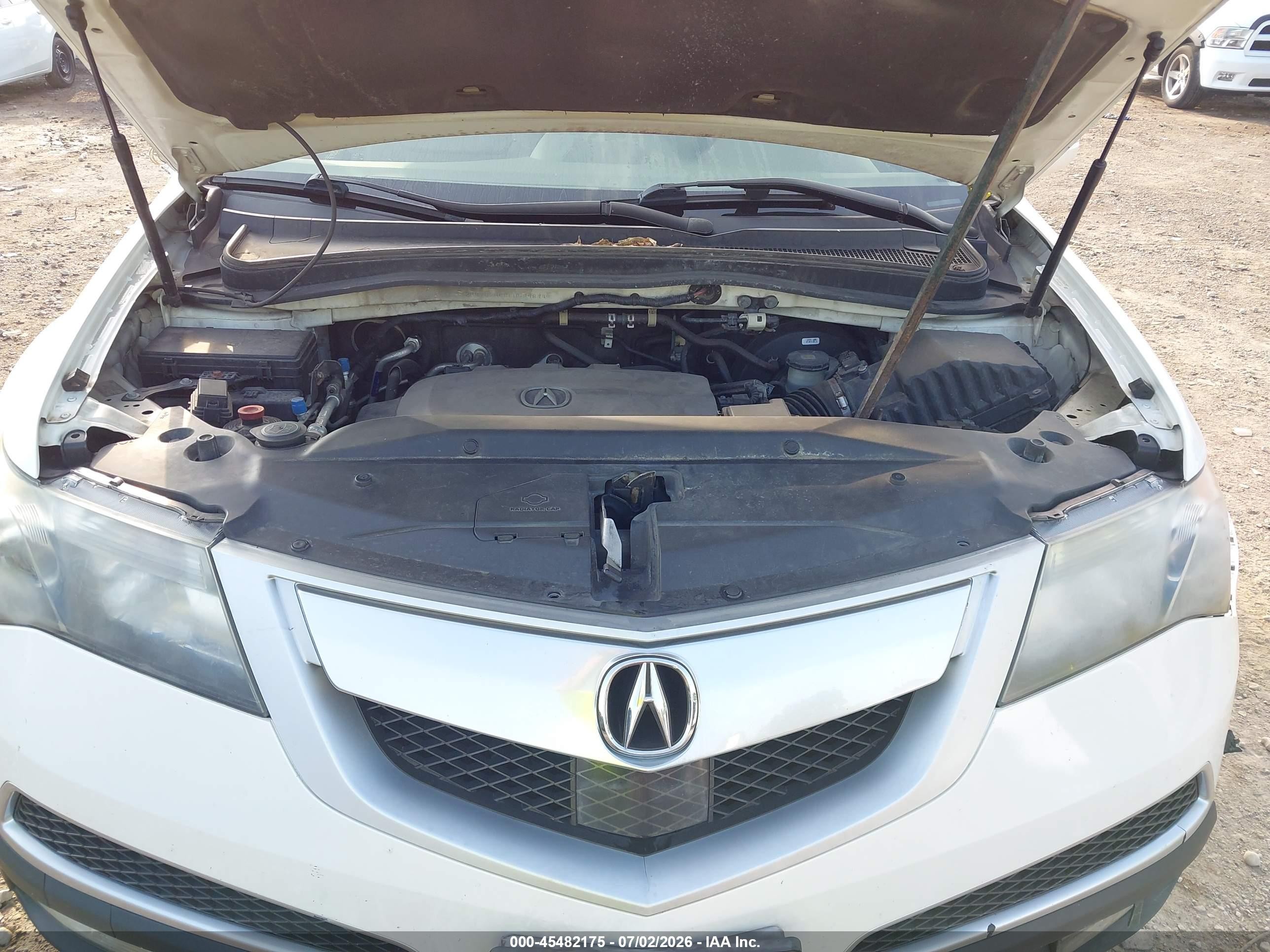 2012 Acura Mdx Advance Package White vin: 2HNYD2H68CH539844