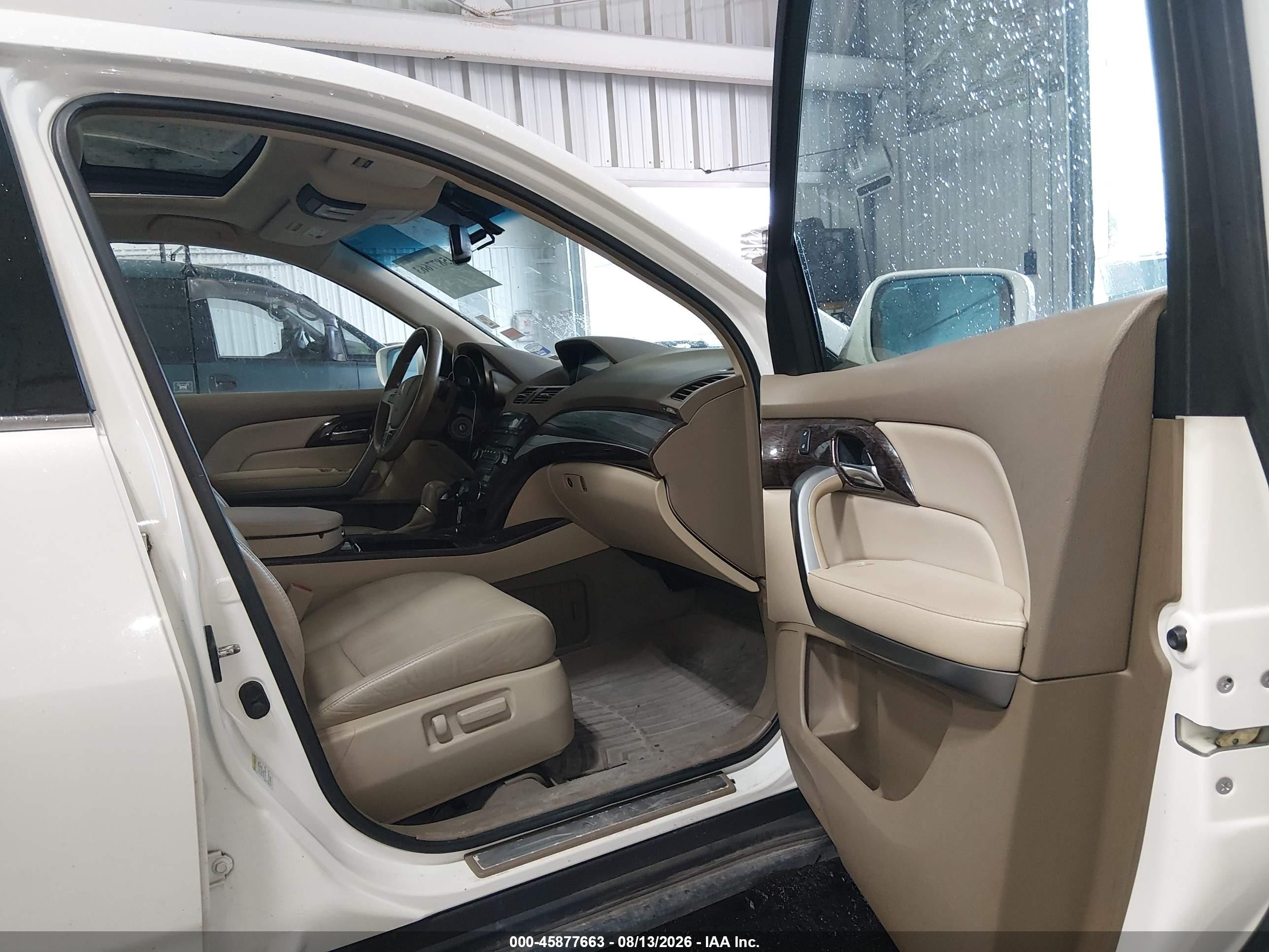 2010 Acura Mdx Technology Package White vin: 2HNYD2H69AH515887