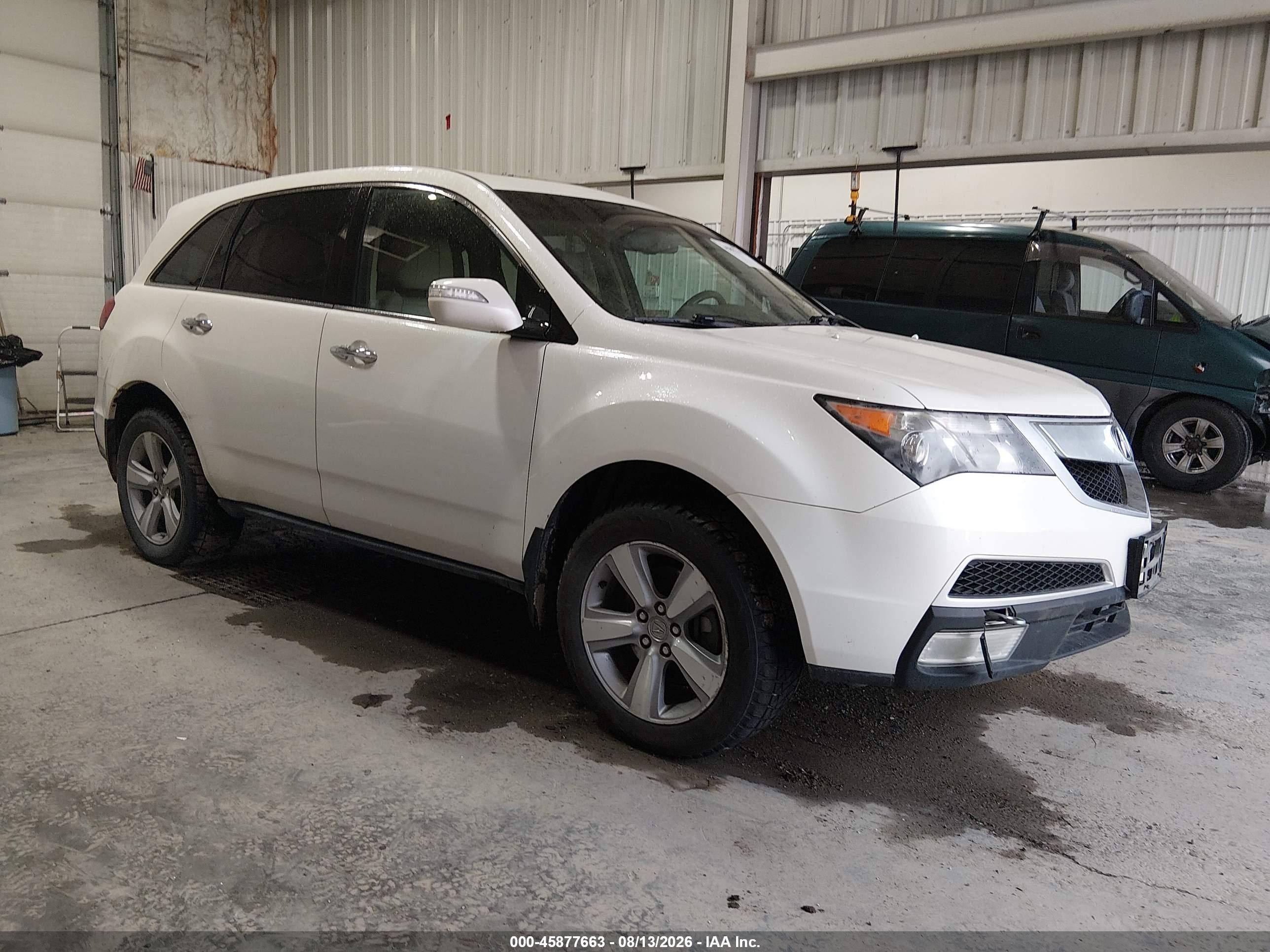 2010 Acura Mdx Technology Package Белый vin: 2HNYD2H69AH515887