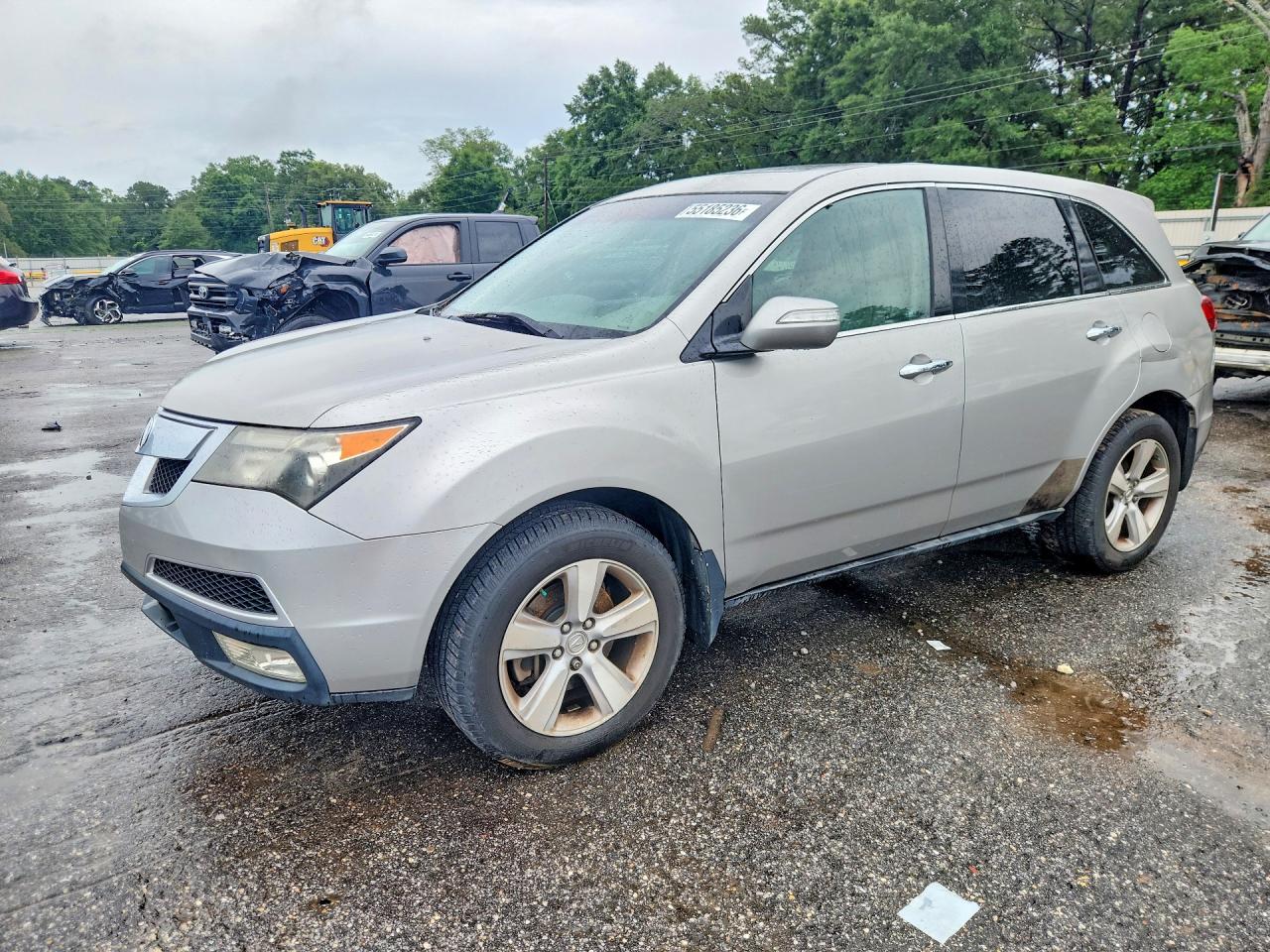 2010 Acura Mdx Technology Silver vin: 2HNYD2H69AH528493