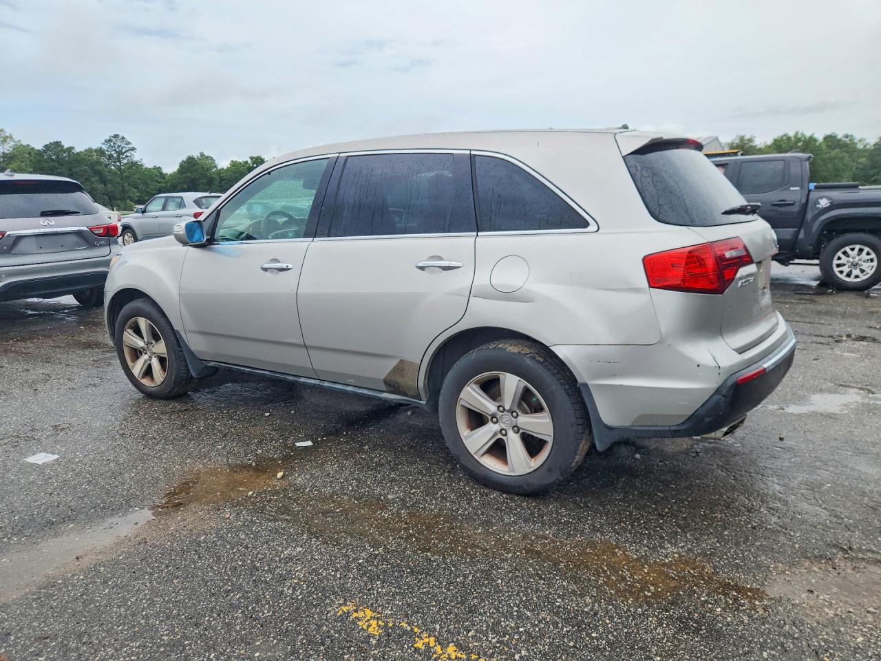 2010 Acura Mdx Technology Silver vin: 2HNYD2H69AH528493