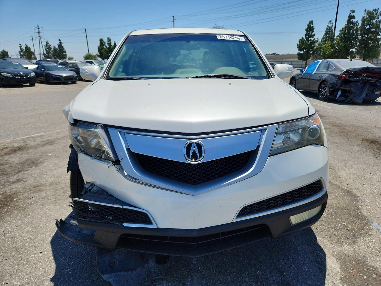 2010 Acura Mdx Technology Белый vin: 2HNYD2H69AH530759