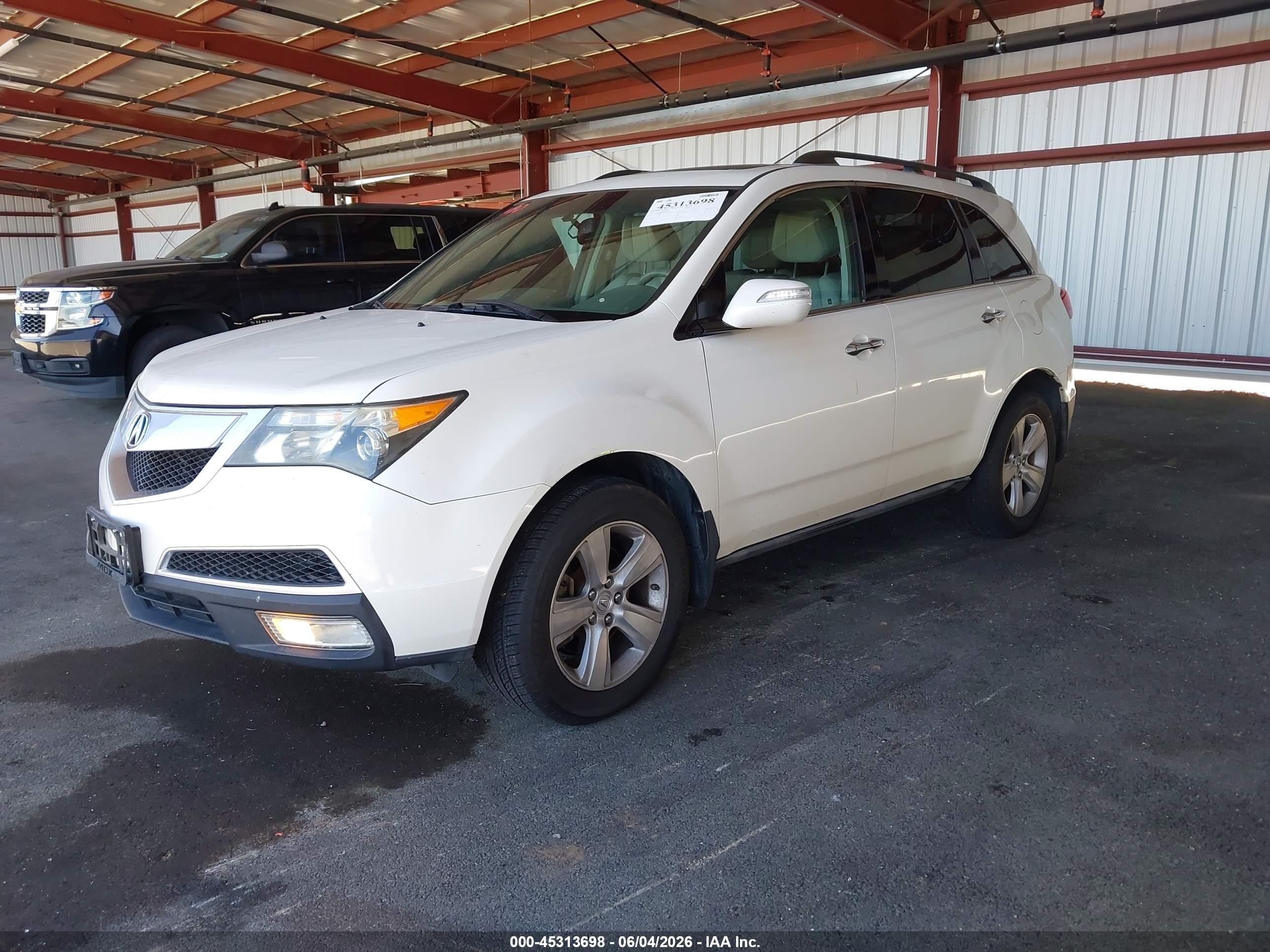 2011 Acura Mdx Technology Package White vin: 2HNYD2H69BH503059
