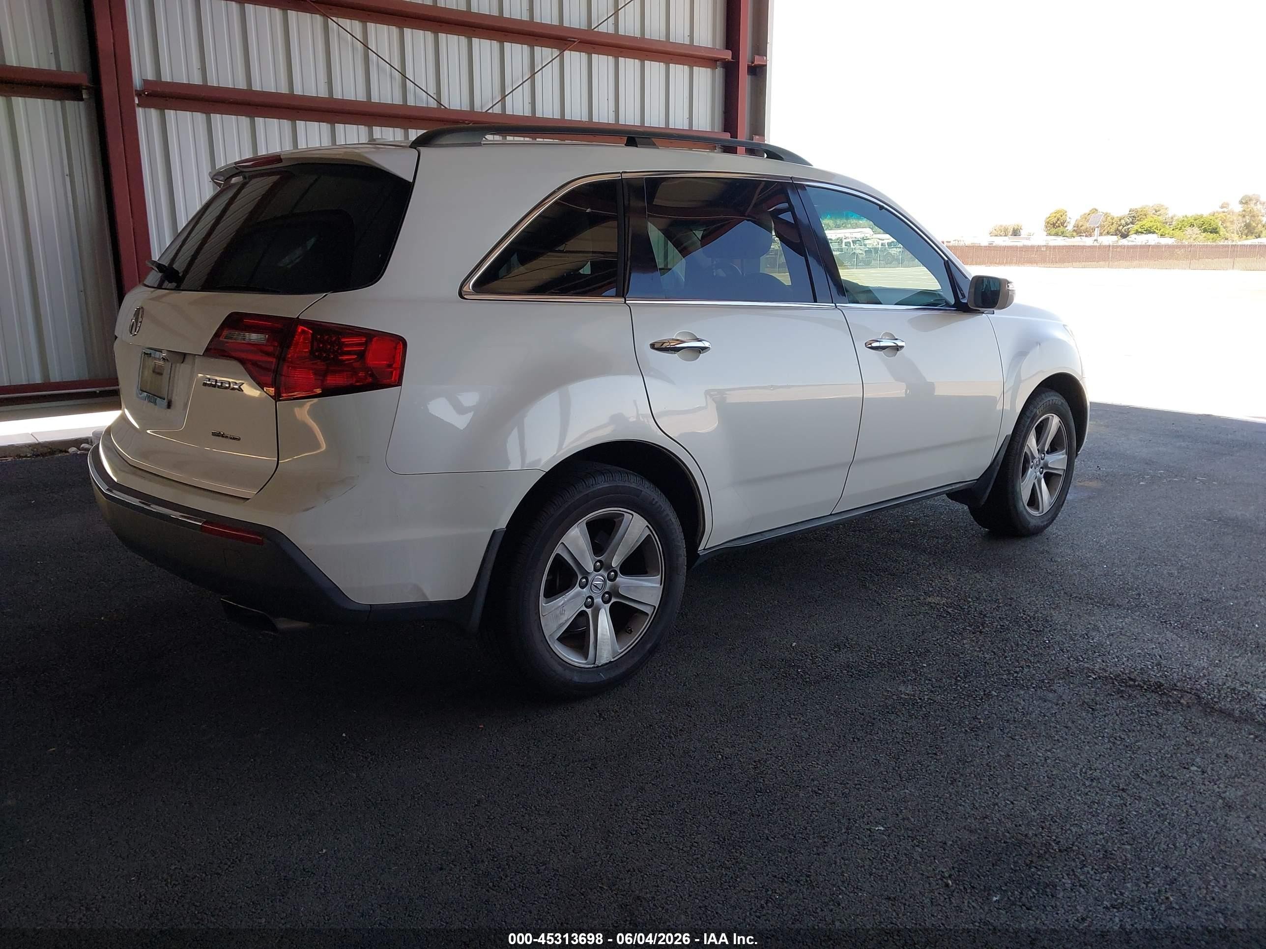 2011 Acura Mdx Technology Package White vin: 2HNYD2H69BH503059
