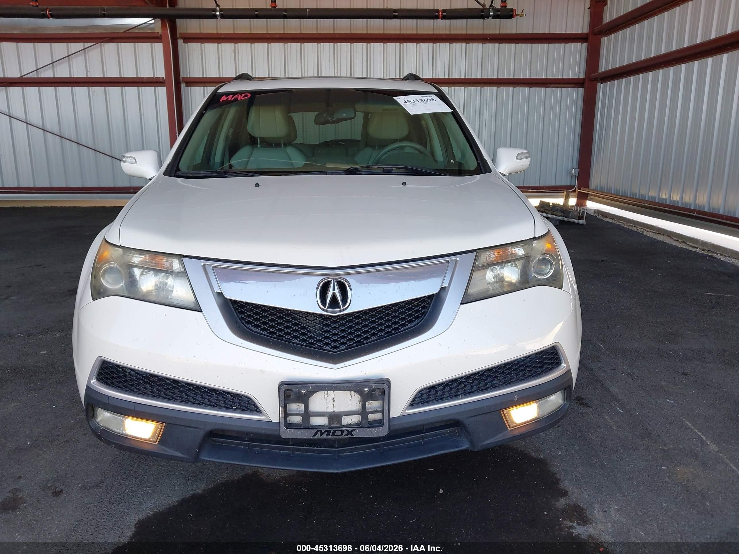 2011 Acura Mdx Technology Package White vin: 2HNYD2H69BH503059