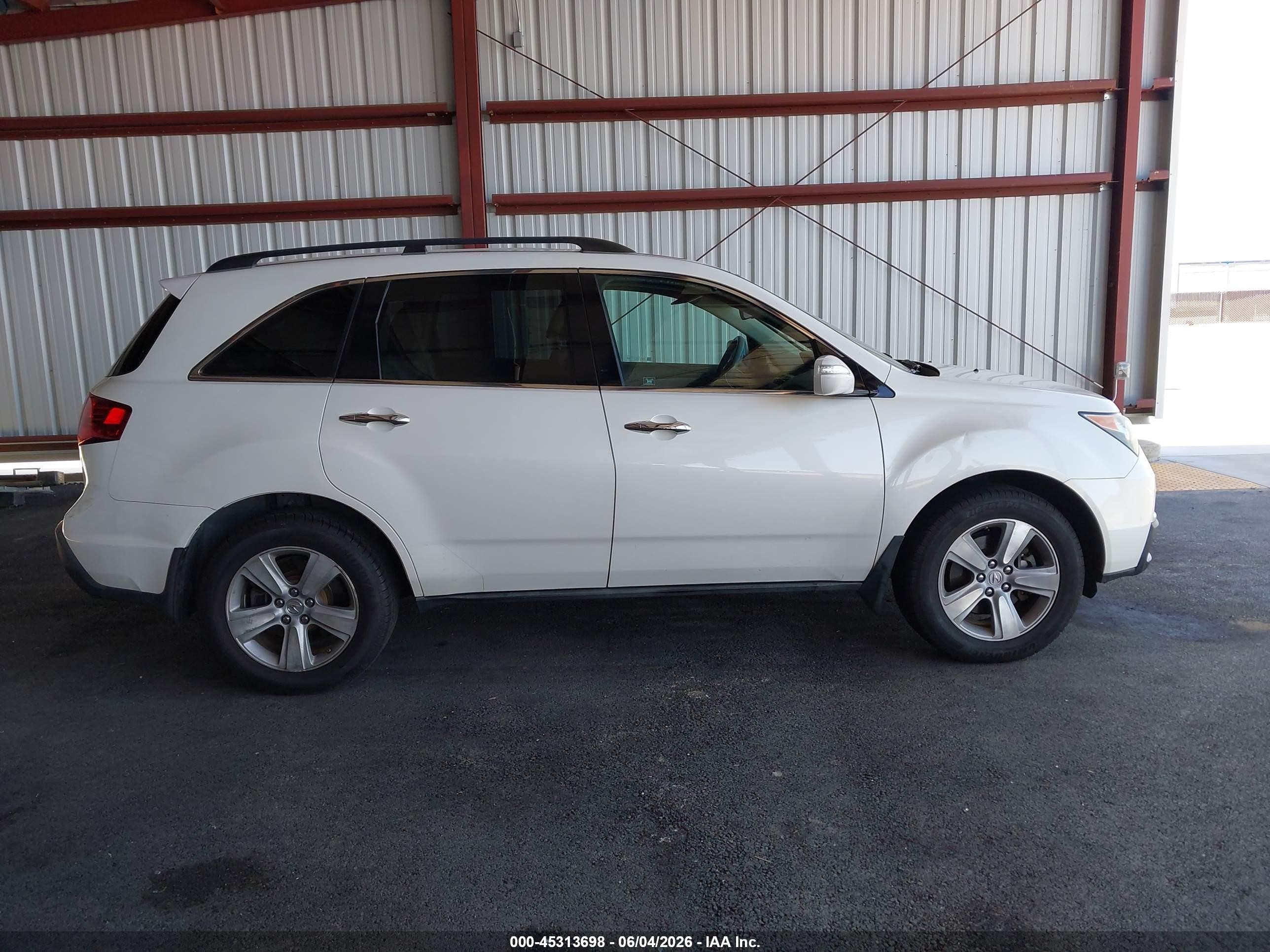 2011 Acura Mdx Technology Package White vin: 2HNYD2H69BH503059
