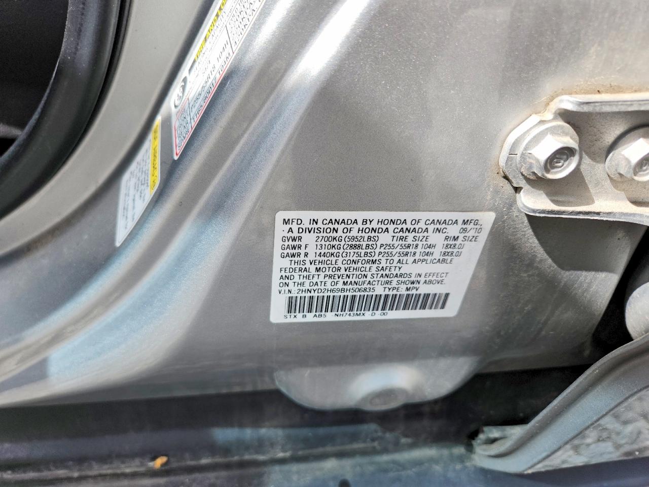2011 Acura Mdx Technology Silver vin: 2HNYD2H69BH506835