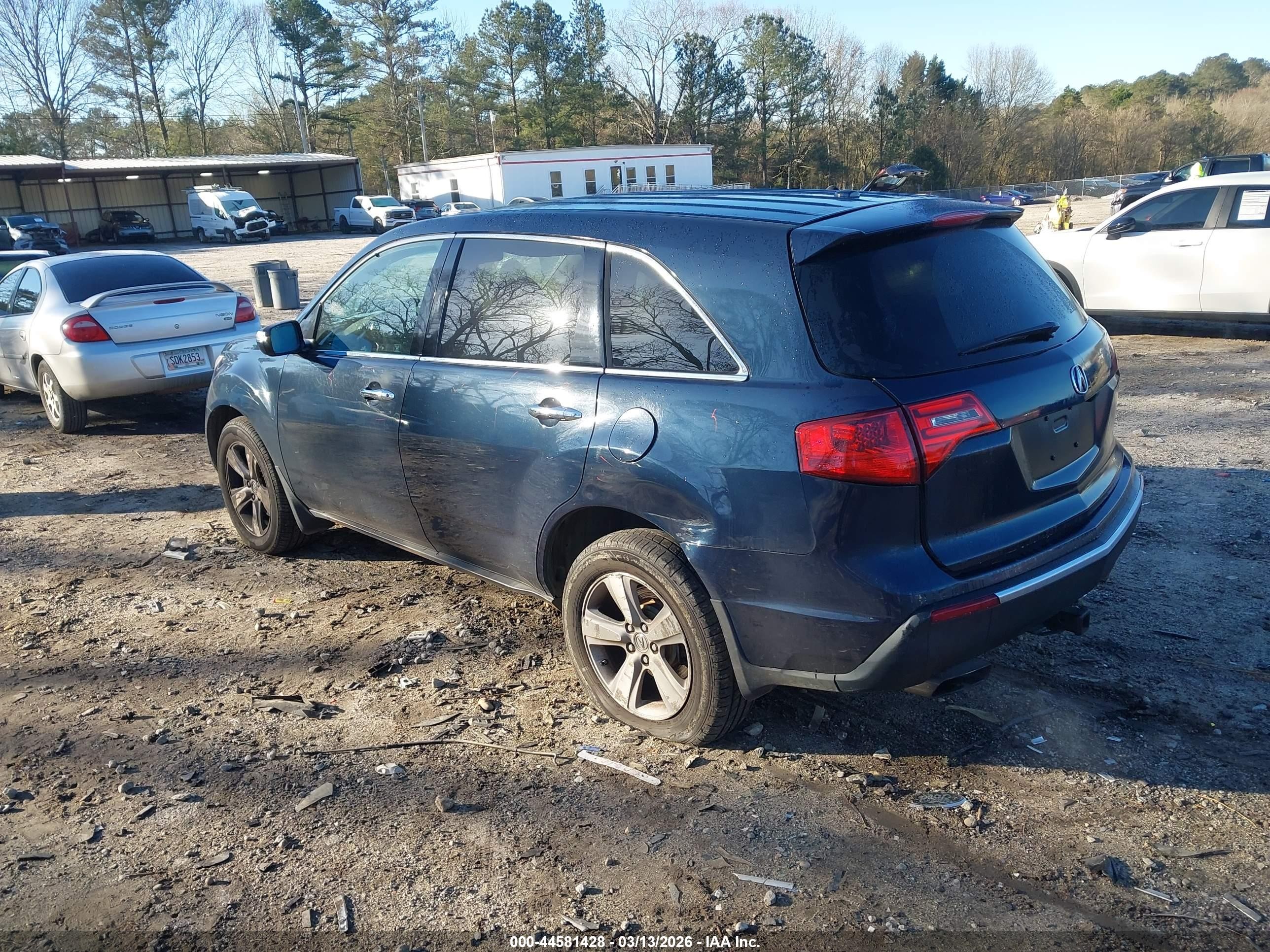 2011 Acura Mdx Technology Package Purple vin: 2HNYD2H69BH510884
