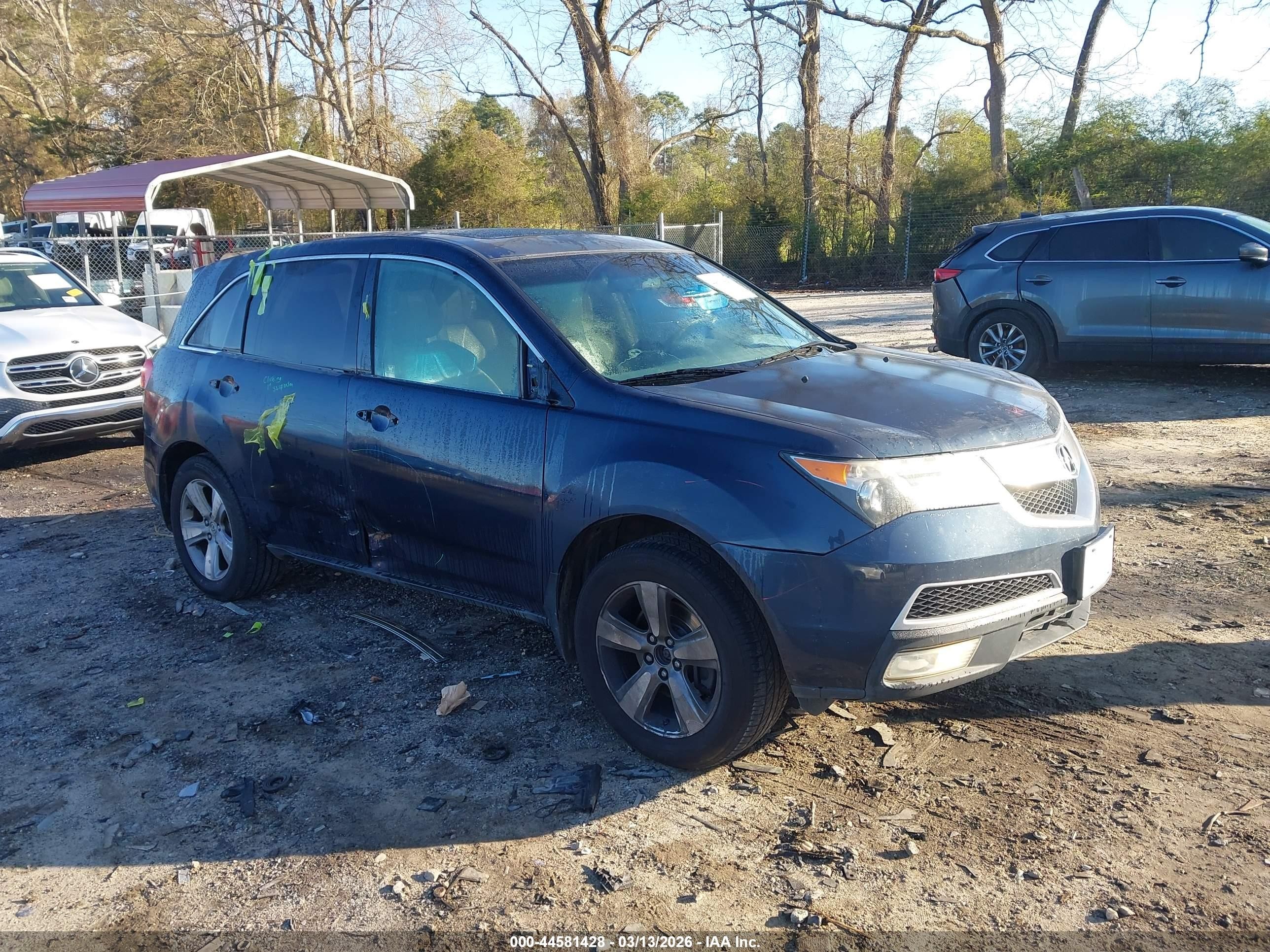 2011 Acura Mdx Technology Package Purple vin: 2HNYD2H69BH510884