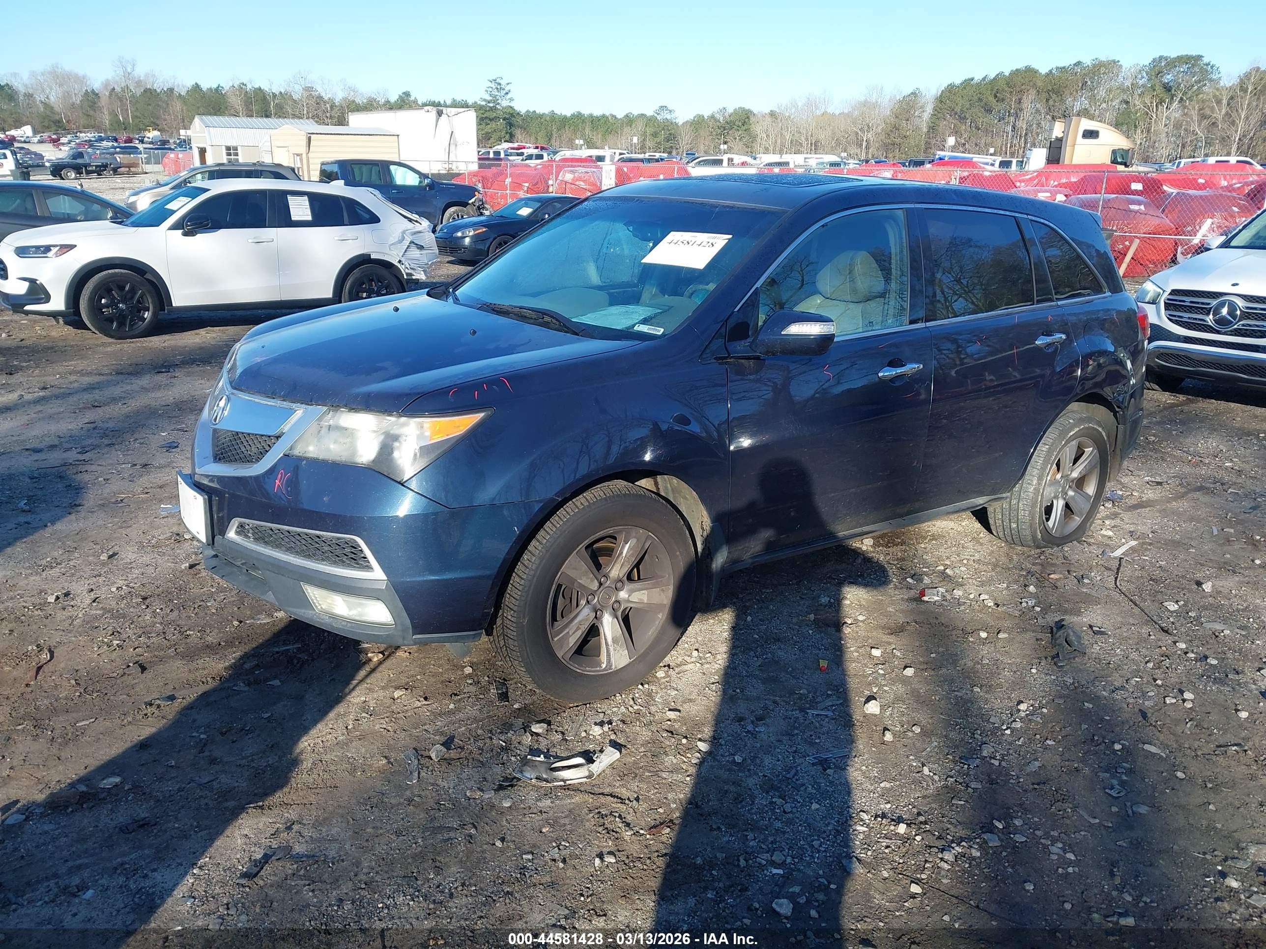 2011 Acura Mdx Technology Package Purple vin: 2HNYD2H69BH510884
