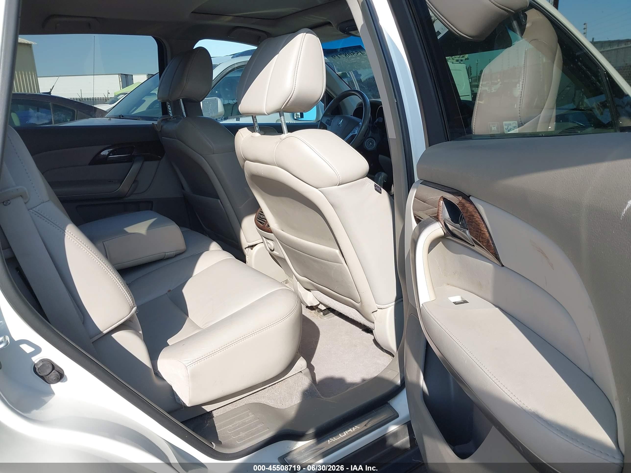 2011 Acura Mdx Technology Package White vin: 2HNYD2H69BH513056
