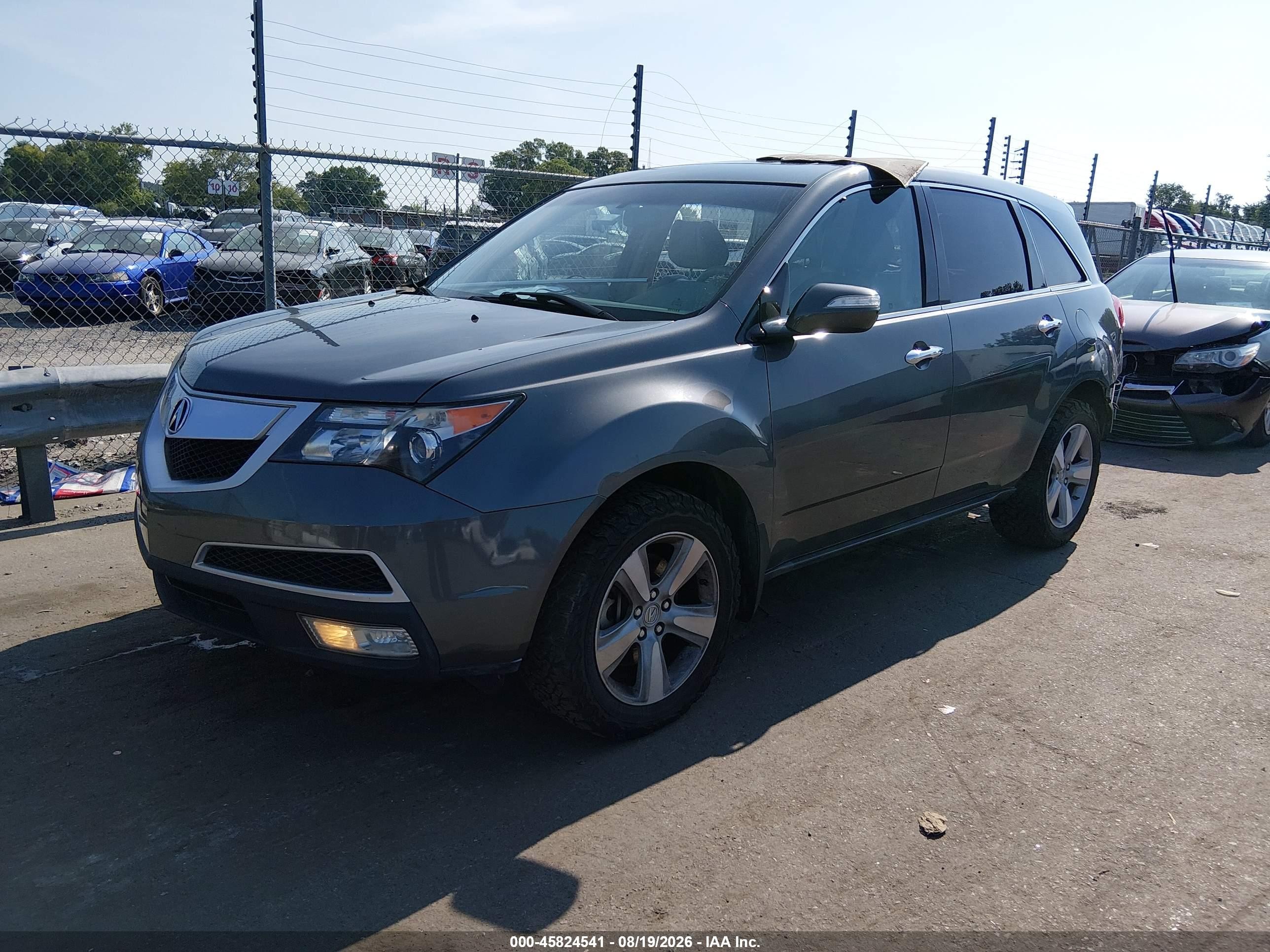 2011 Acura Mdx Technology Package Gray vin: 2HNYD2H69BH513073