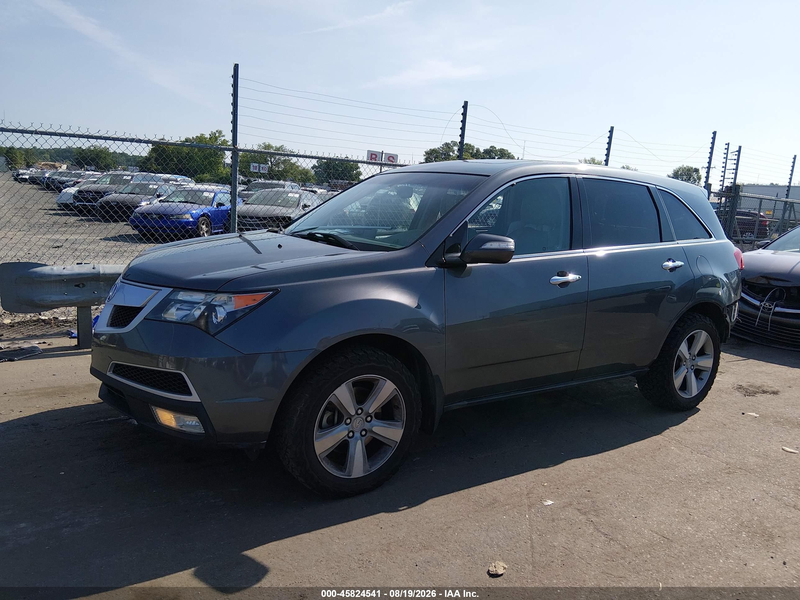 2011 Acura Mdx Technology Package Gray vin: 2HNYD2H69BH513073