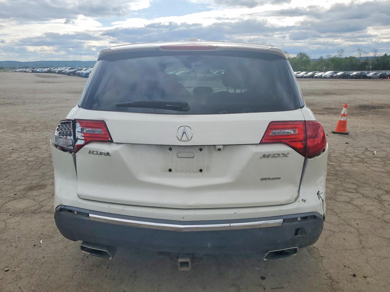 2011 Acura Mdx Technology White vin: 2HNYD2H69BH531427