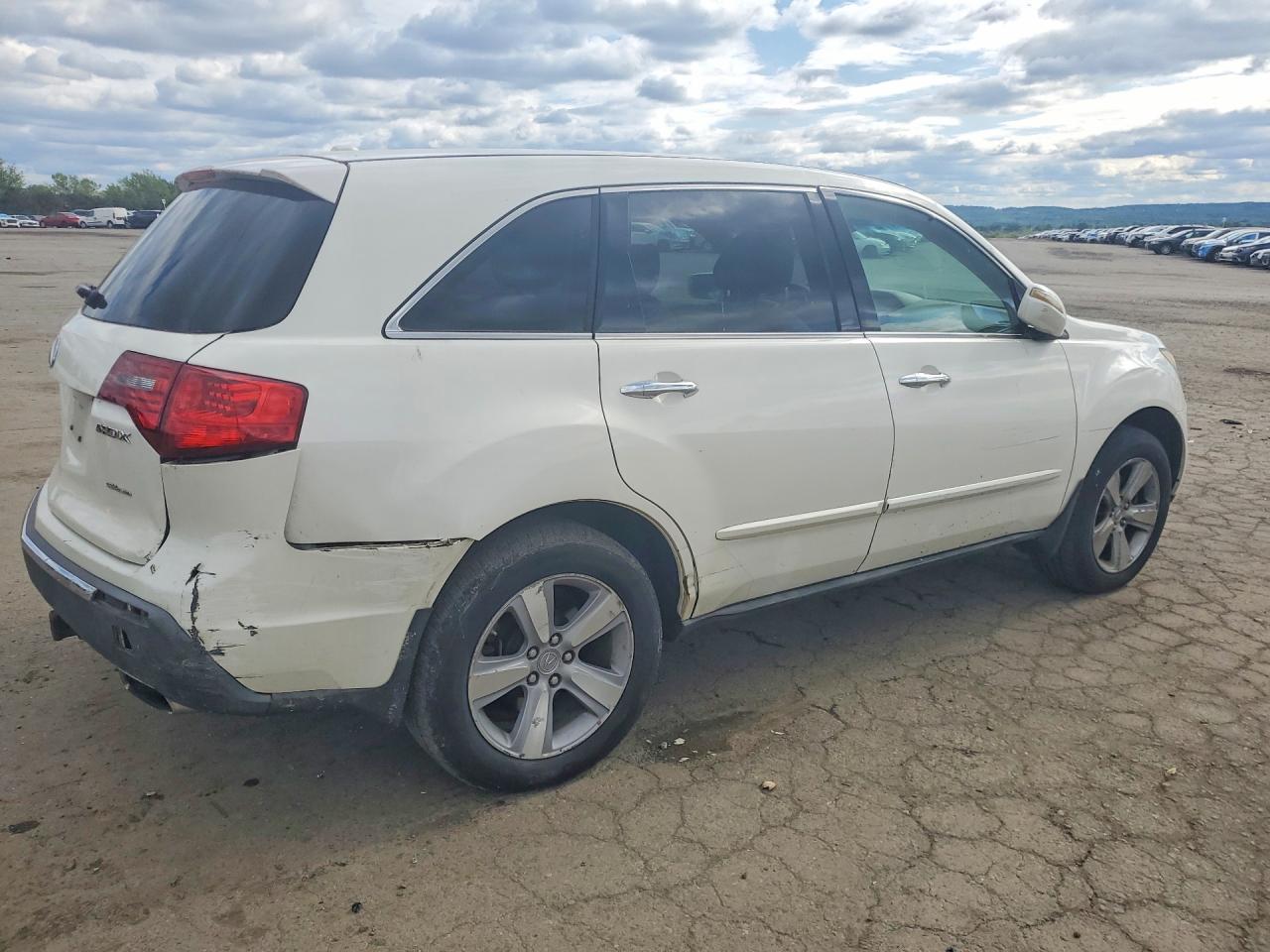 2011 Acura Mdx Technology White vin: 2HNYD2H69BH531427