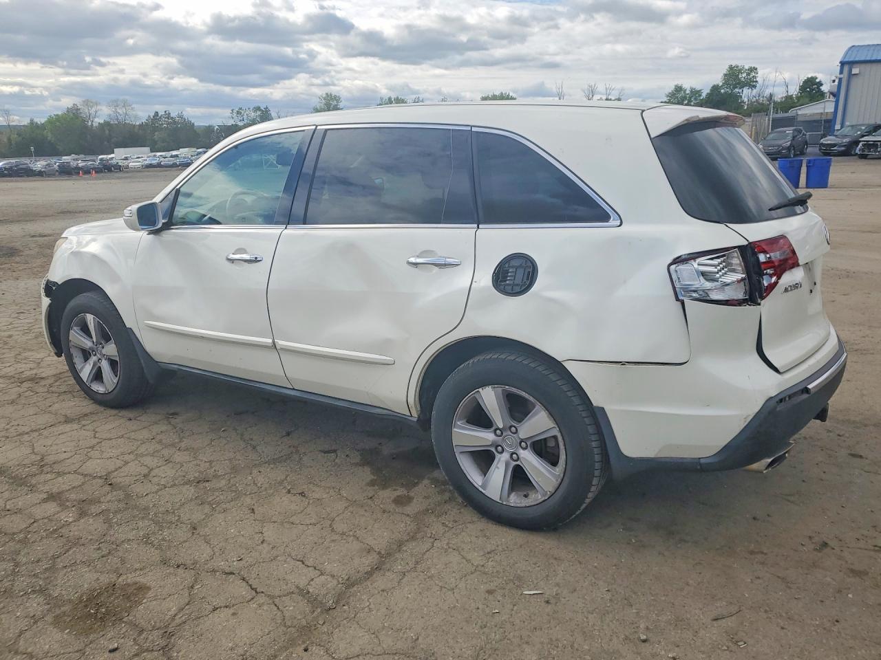 2011 Acura Mdx Technology White vin: 2HNYD2H69BH531427