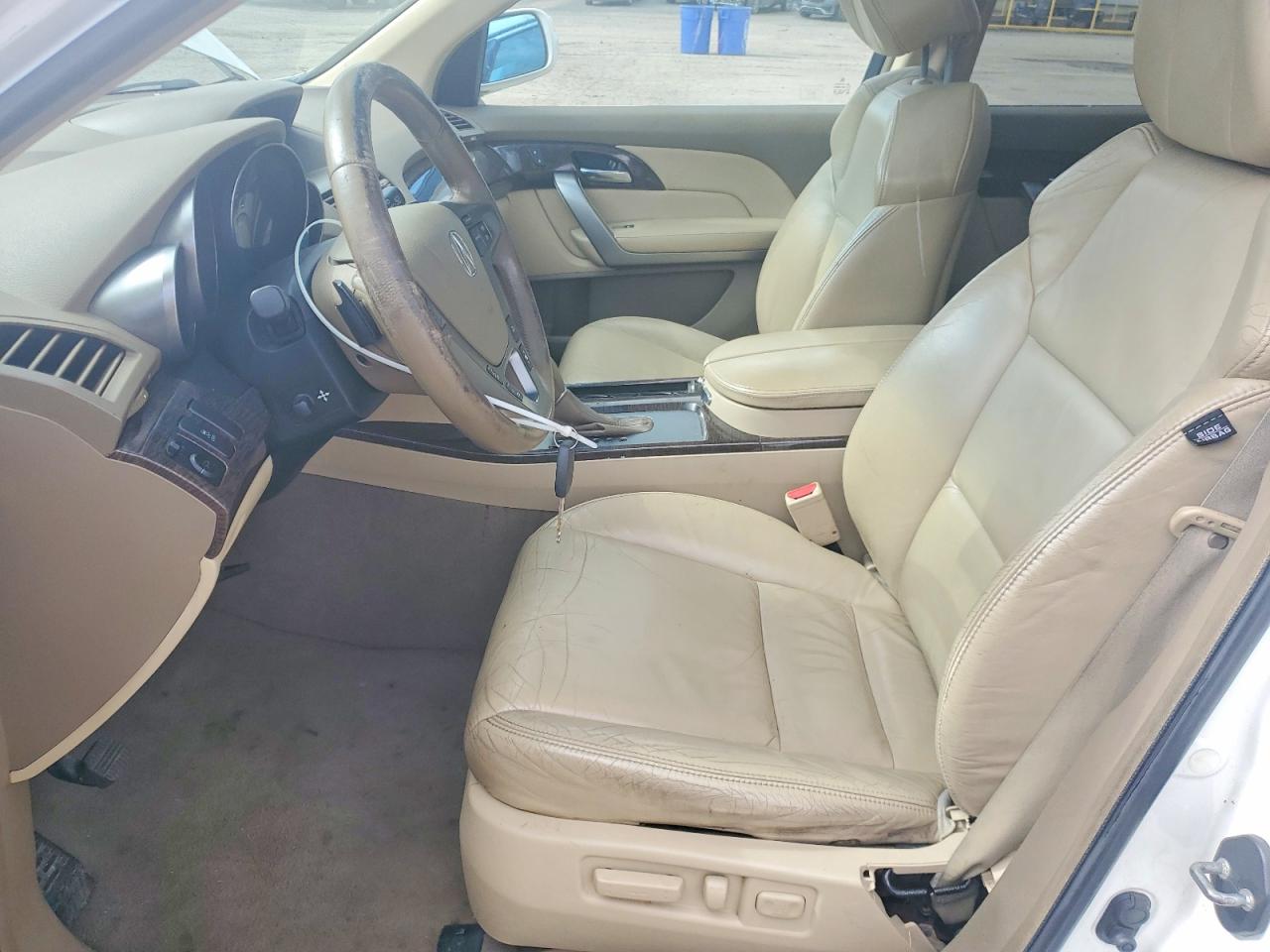 2011 Acura Mdx Technology White vin: 2HNYD2H69BH531427